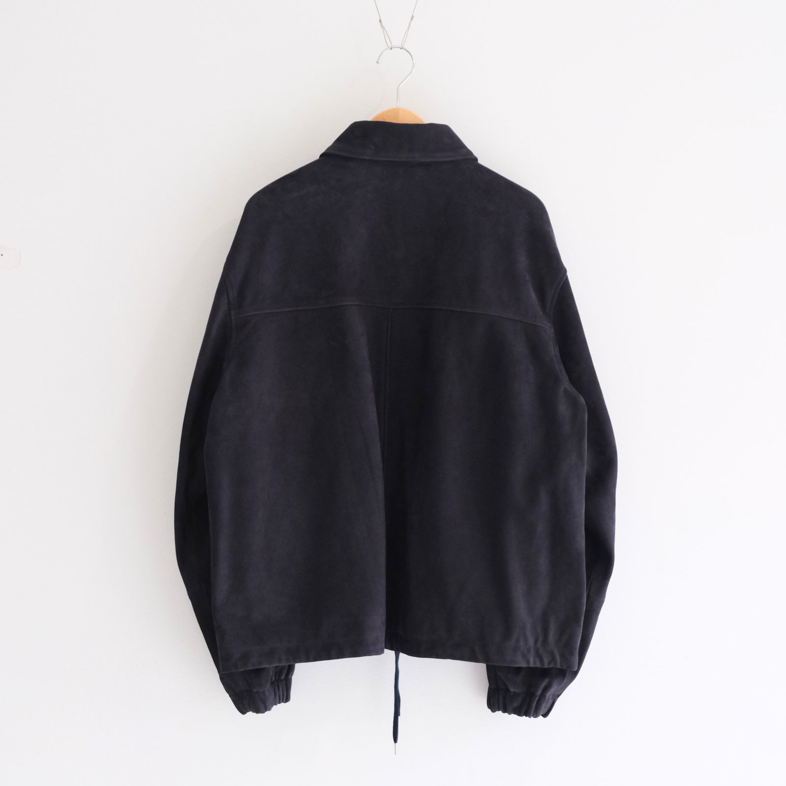 COACH JKT / ジャケット / コーチジャケット / レザージャケット / COW NUBUCK / 牛革 / NAVY