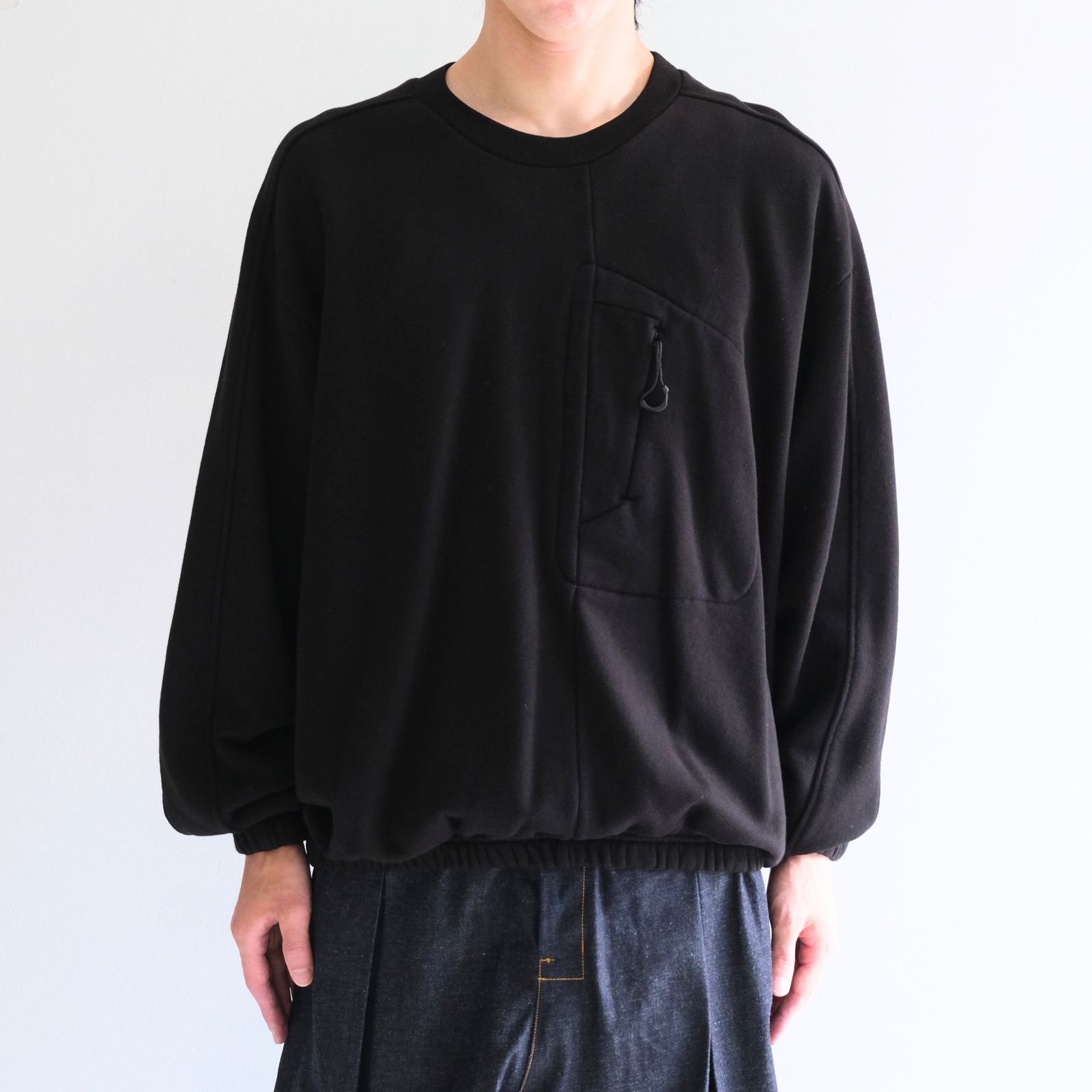 BAL / BIKE ATHLETIC LOOP WHEEL COTTON CREW / BAL × BIKE / アスレチック ループホイール コットンクルー（BLACK）
