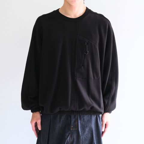 BAL / BIKE ATHLETIC LOOP WHEEL COTTON CREW / BAL × BIKE / アスレチック ループホイール コットンクルー（BLACK）