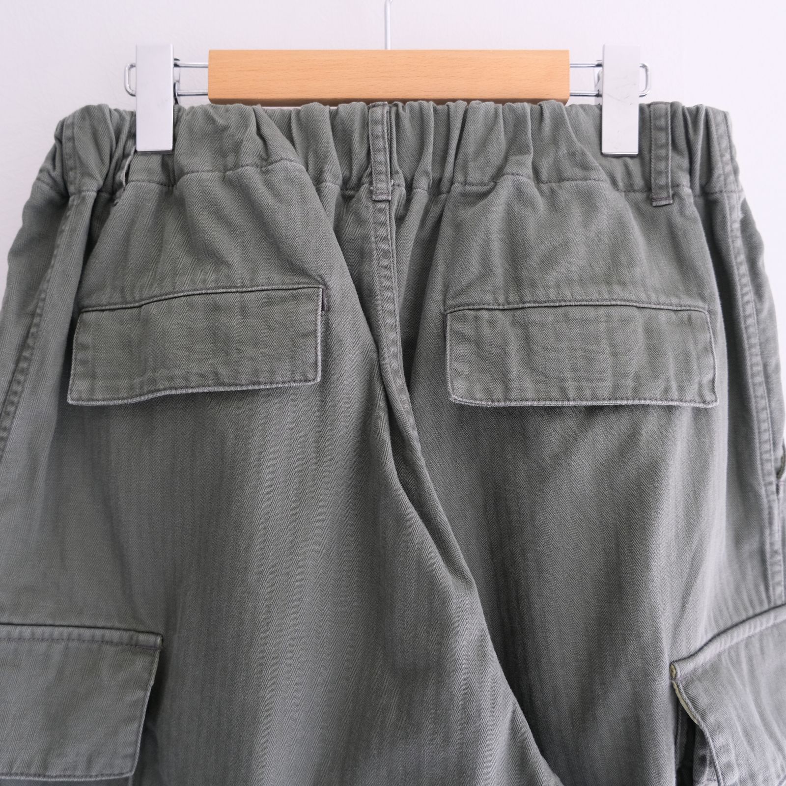 Herringbone 6-Pocket Pants / パンツ / カーゴパンツ / ヘリンボーン / KHAKI