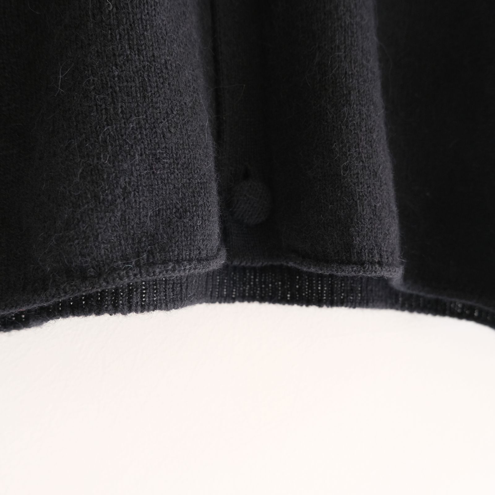 ALPACA ENSEMBLE KINT PULLOVER / ニット / アルパカ / ウール / BLACK