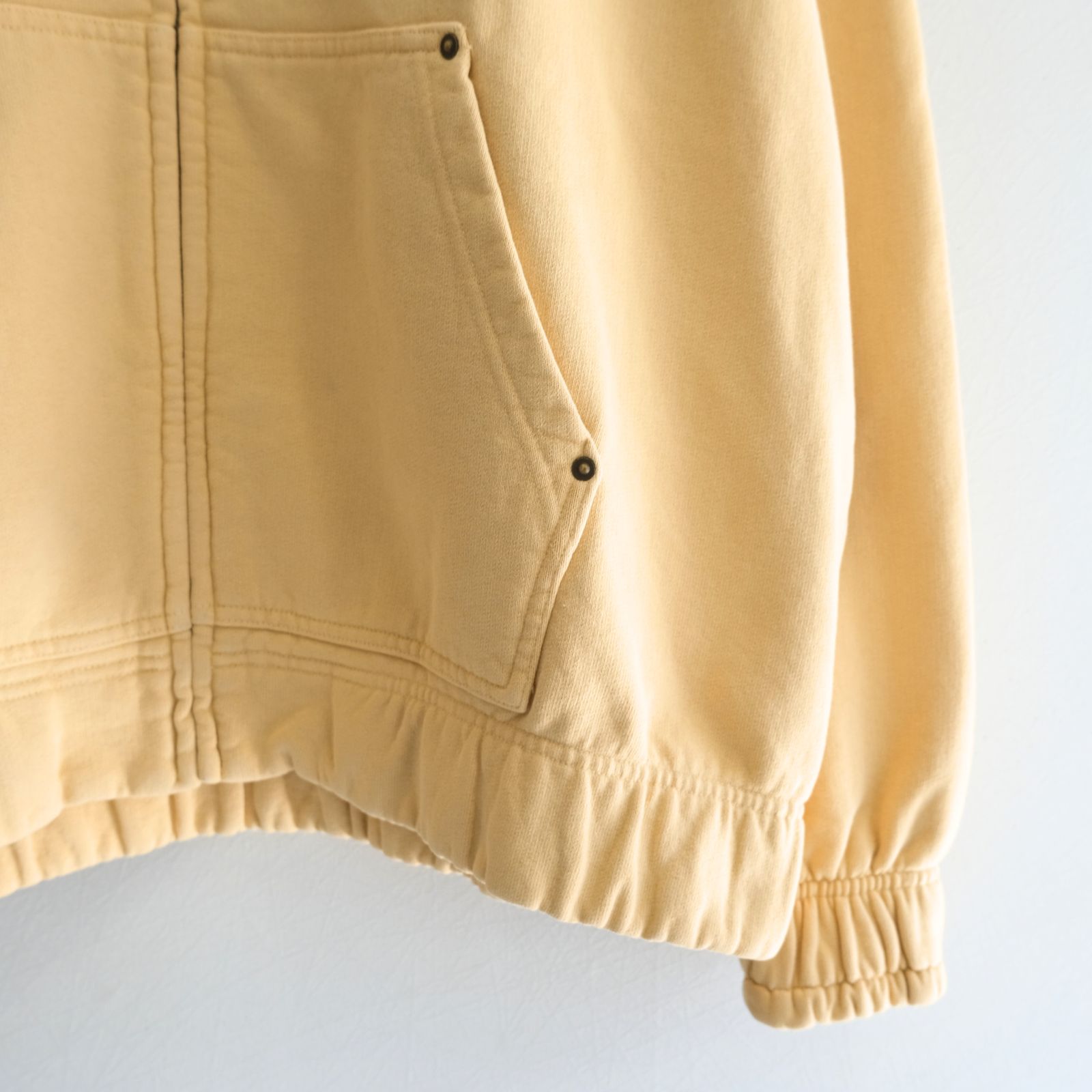 【残り1点】ACTIVE PARKA  ‐Processed Sweat‐（Yellow）