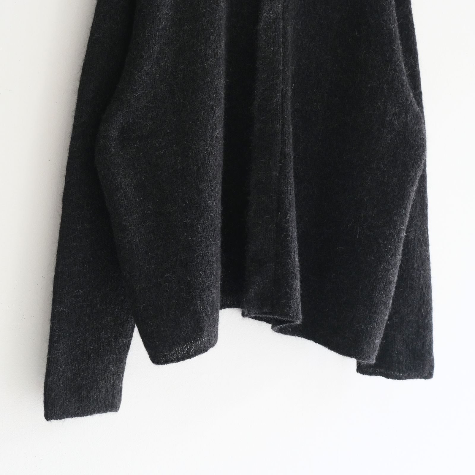 【残り1点】Kid Mohair Knit Shirts（Black）