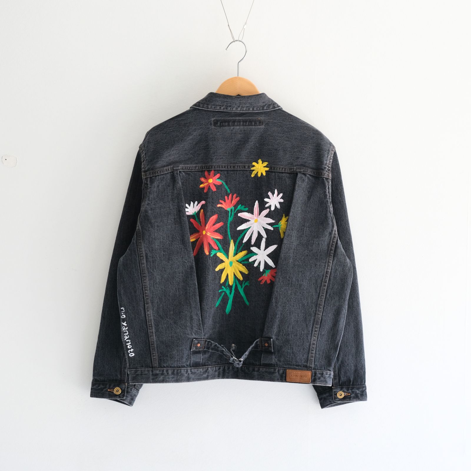 "ROEBUCK" Type-50s Hand Painted Jacket feat. MIO YAMAMOTO / 「ROEBUCK」タイプ50s ハンドペイントジャケット feat. ミオ ヤマモト（BLACK）