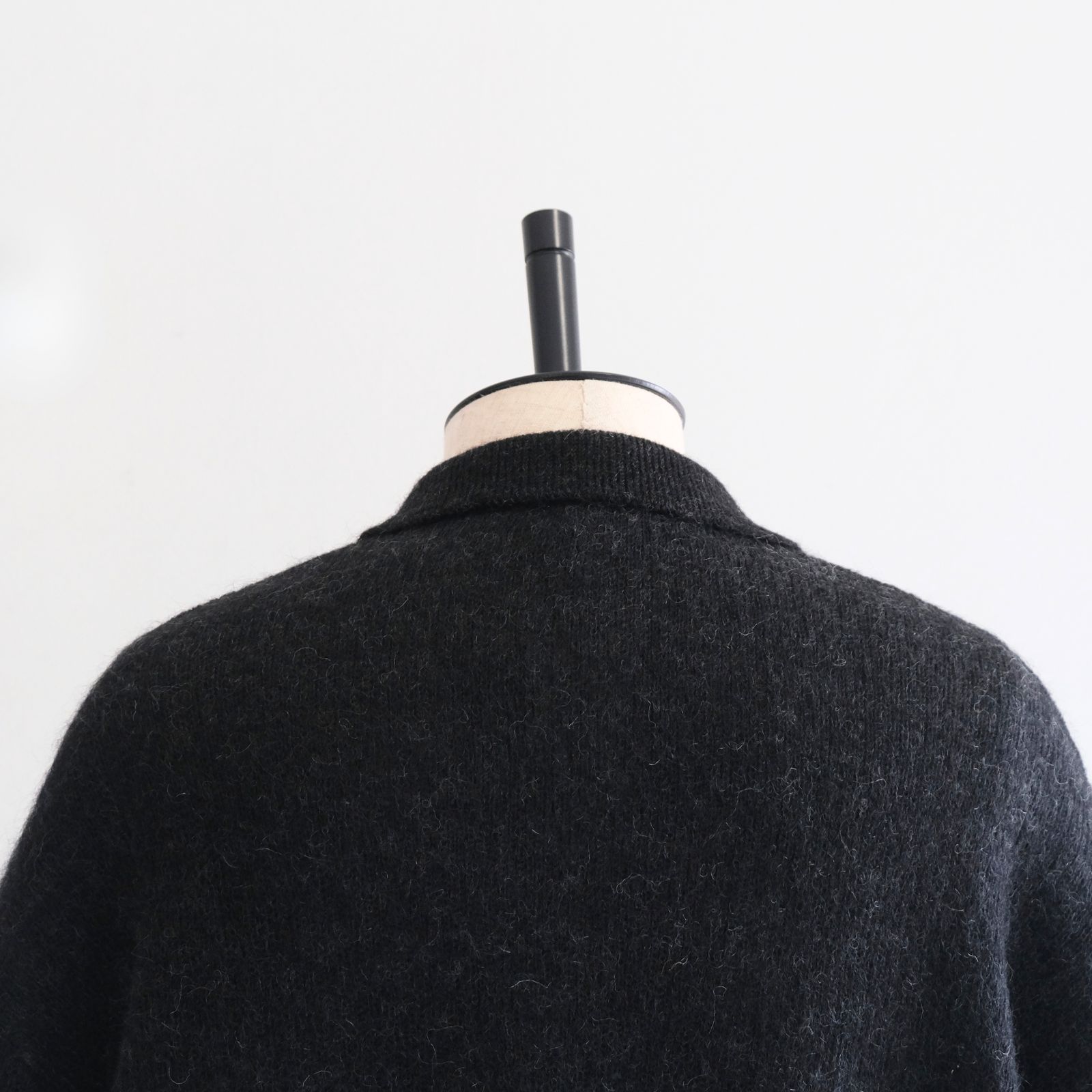 【残り1点】Kid Mohair Knit Shirts（Black）