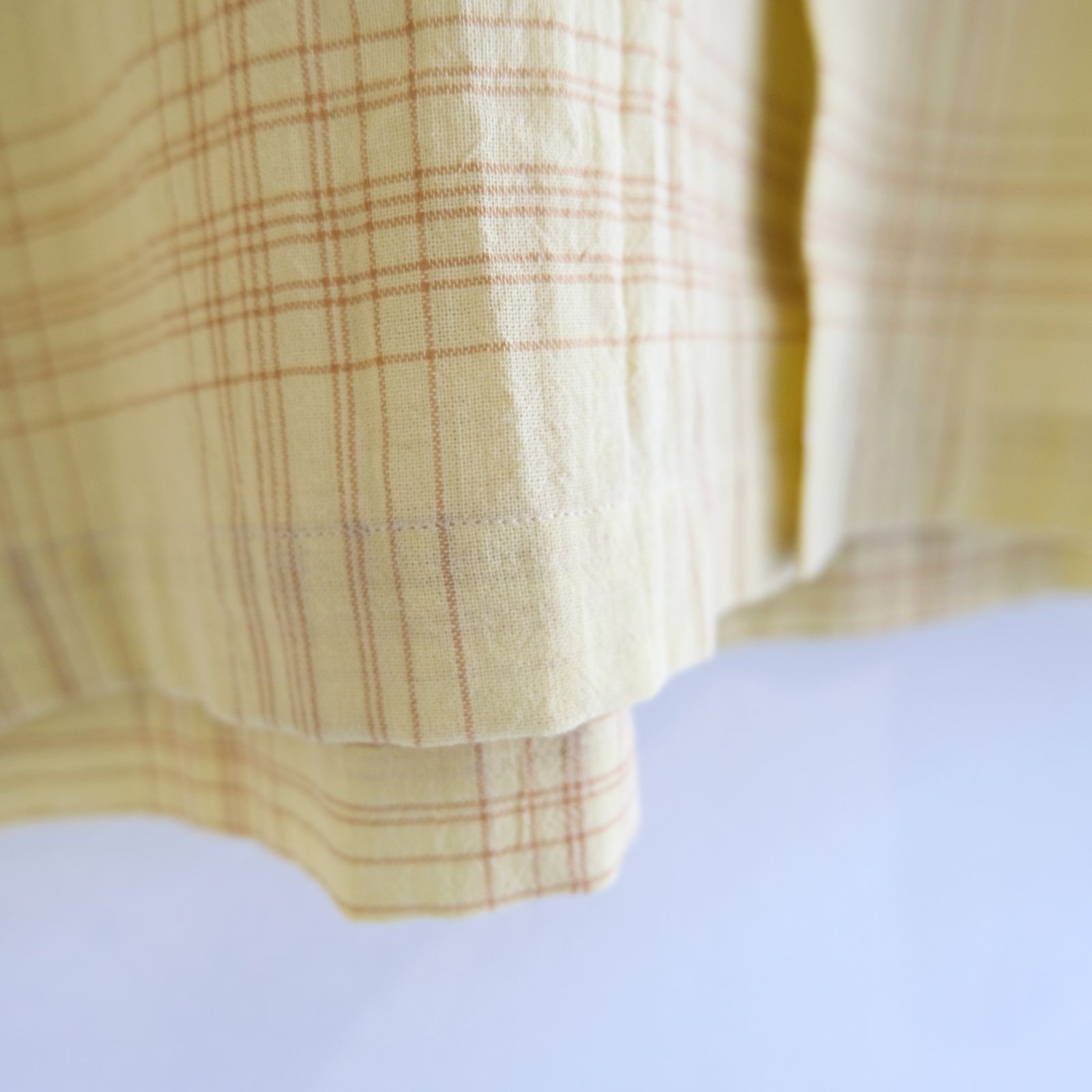 "MERCED" Sheer Through Shirt （YELLO）