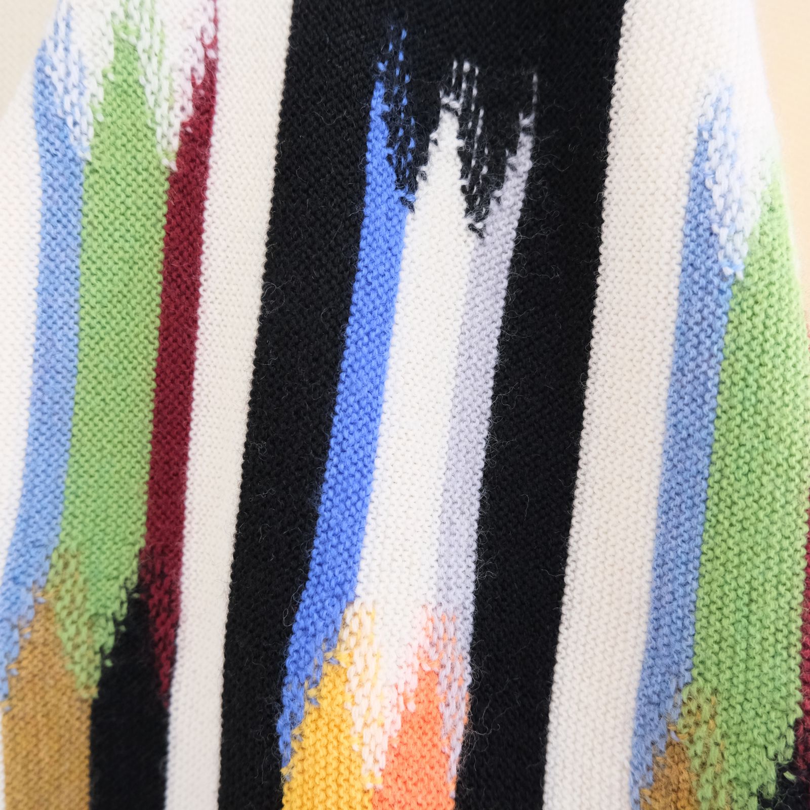 【残り1点】KNIT CARDIGAN   - Ortega Pattern -（White）
