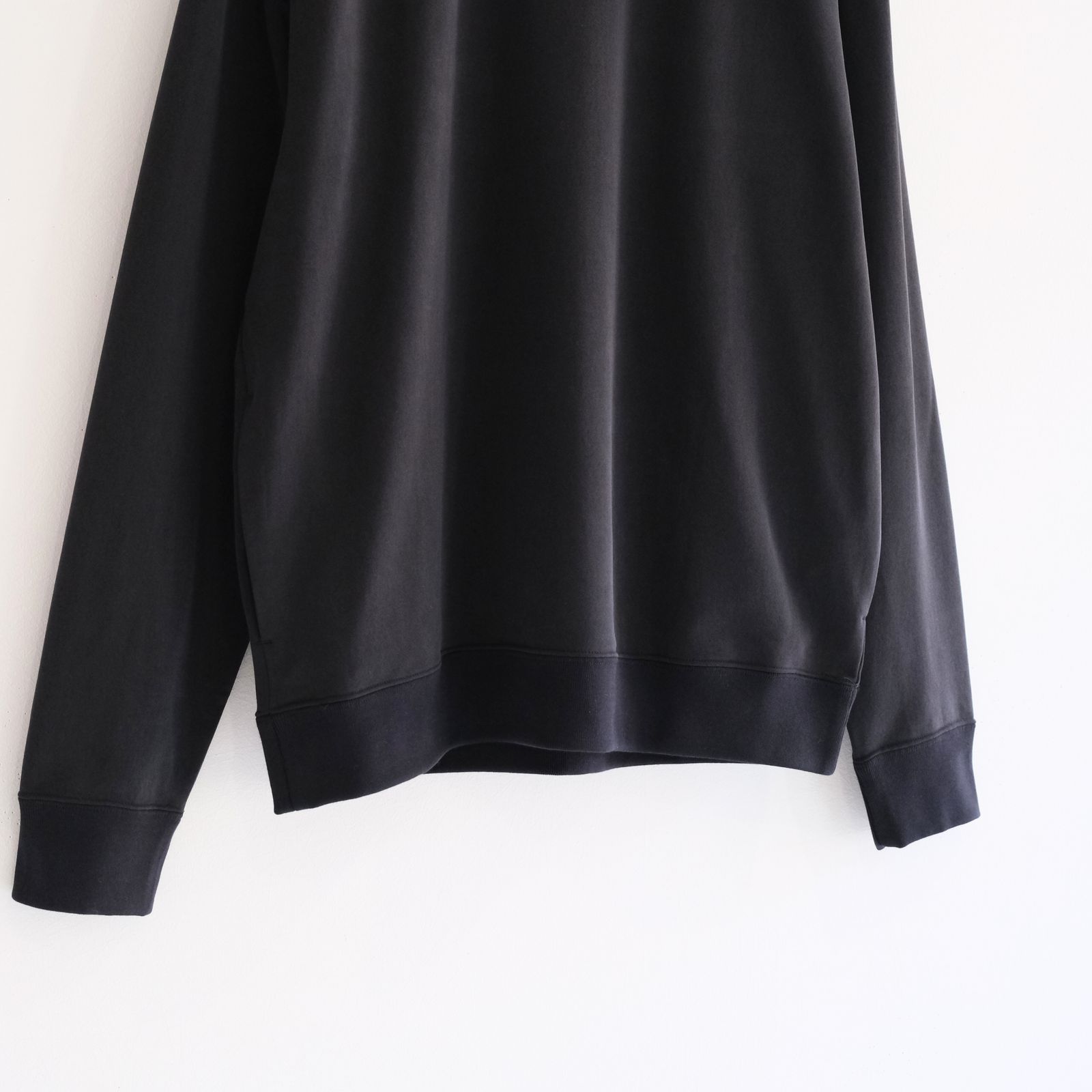 28G Cupro Pullover / スウェット / BLACK(Night Black)