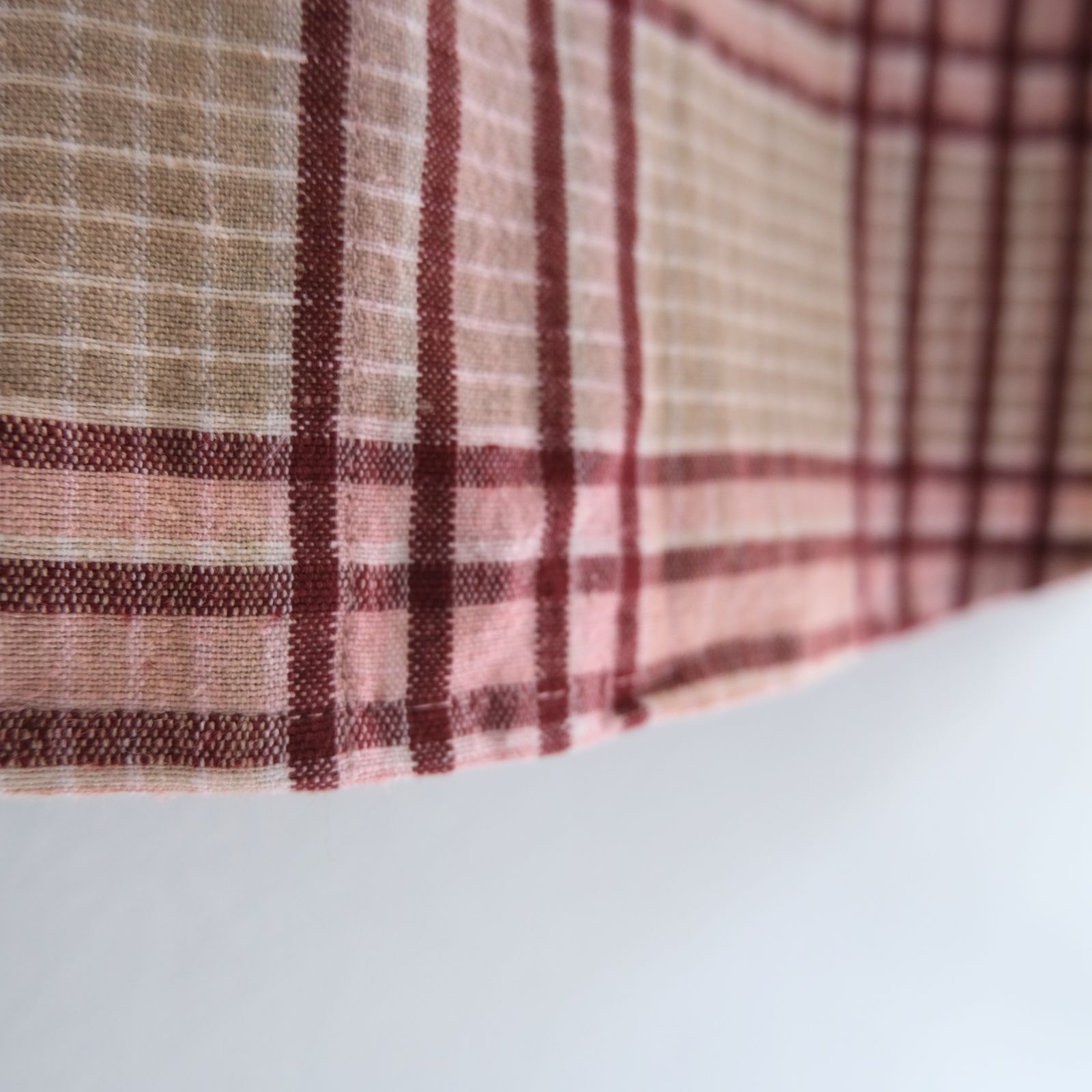 PLANE SHIRT / プレーンシャツ（FLORA CHECK HANDLOOM）