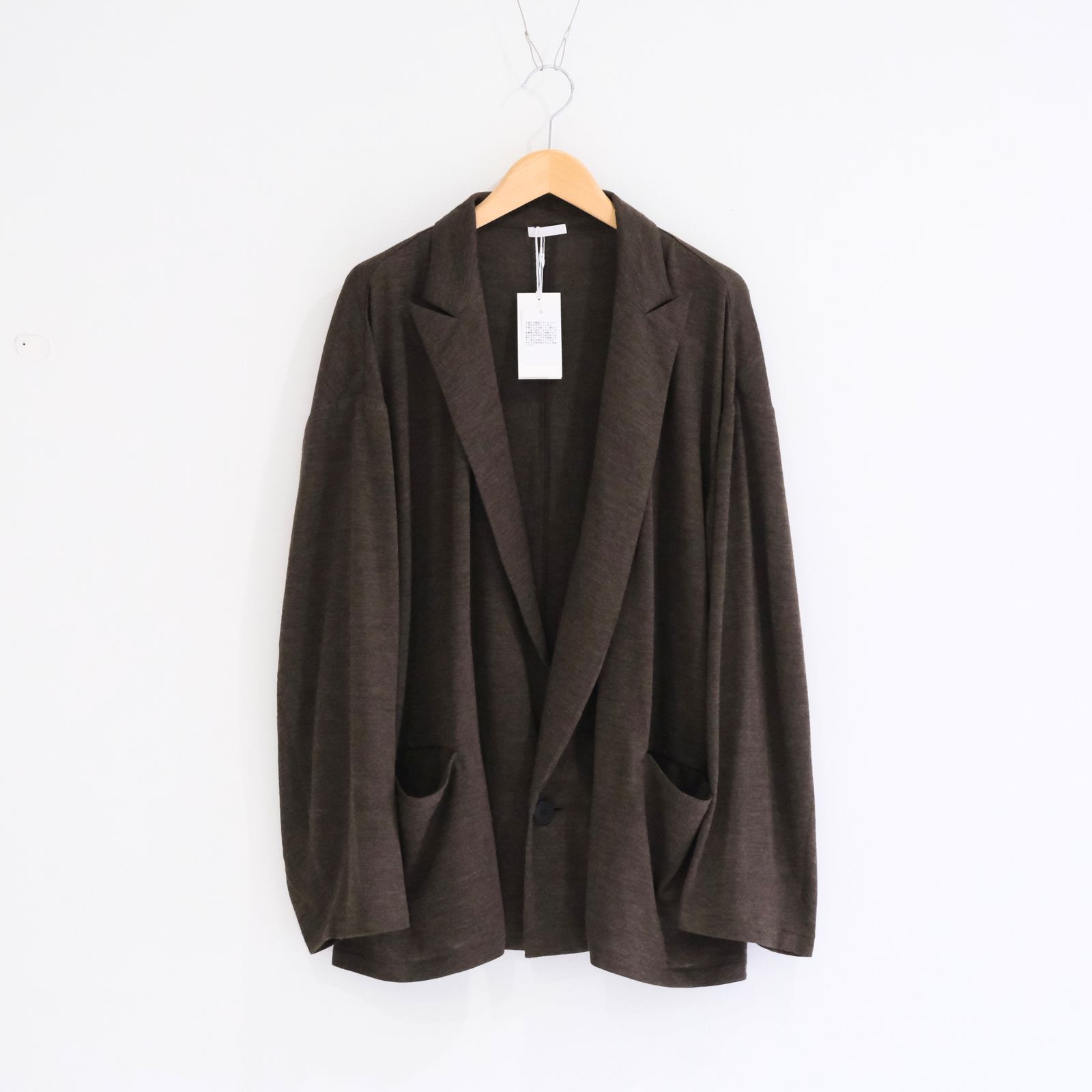 Wool Jersey JKT / ジャケット / Brown