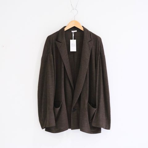 Wool Jersey JKT / ジャケット / Brown