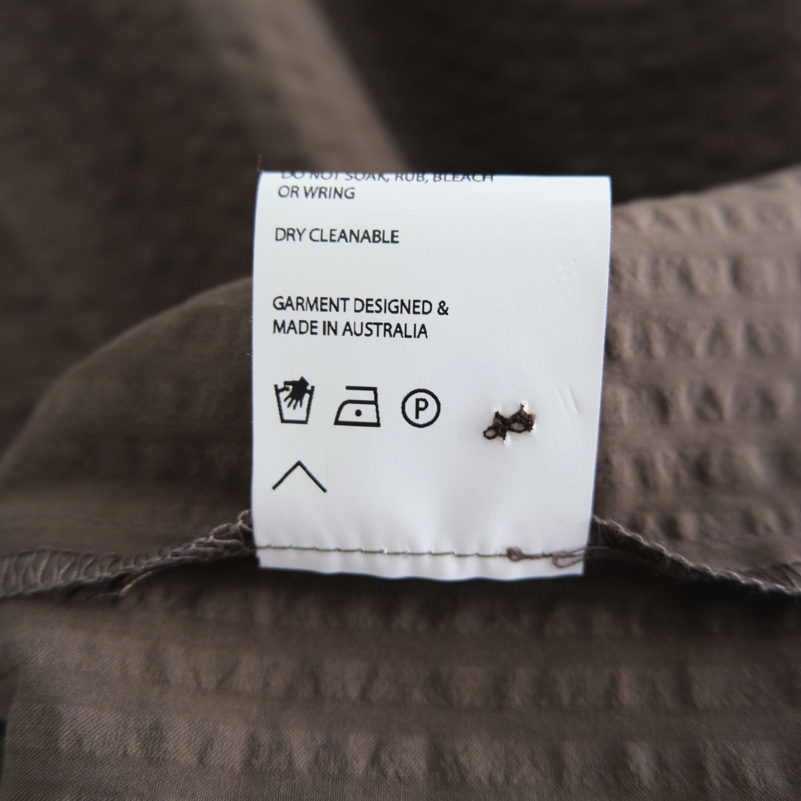 Mirari Seersucker Shirt / シャツ / シアサッカー / Brown