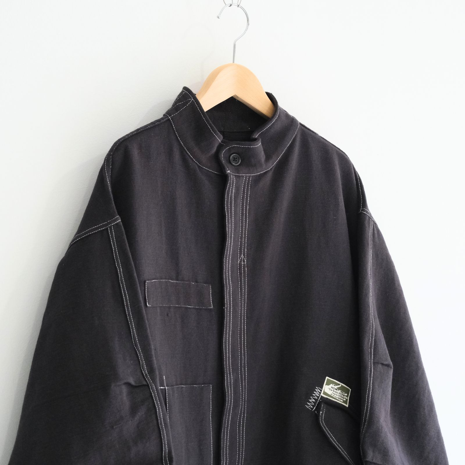 BRAMBLE PARKA / コート / フィッシュテールパーカー/ コットン / Wonky-Wear / BLACK