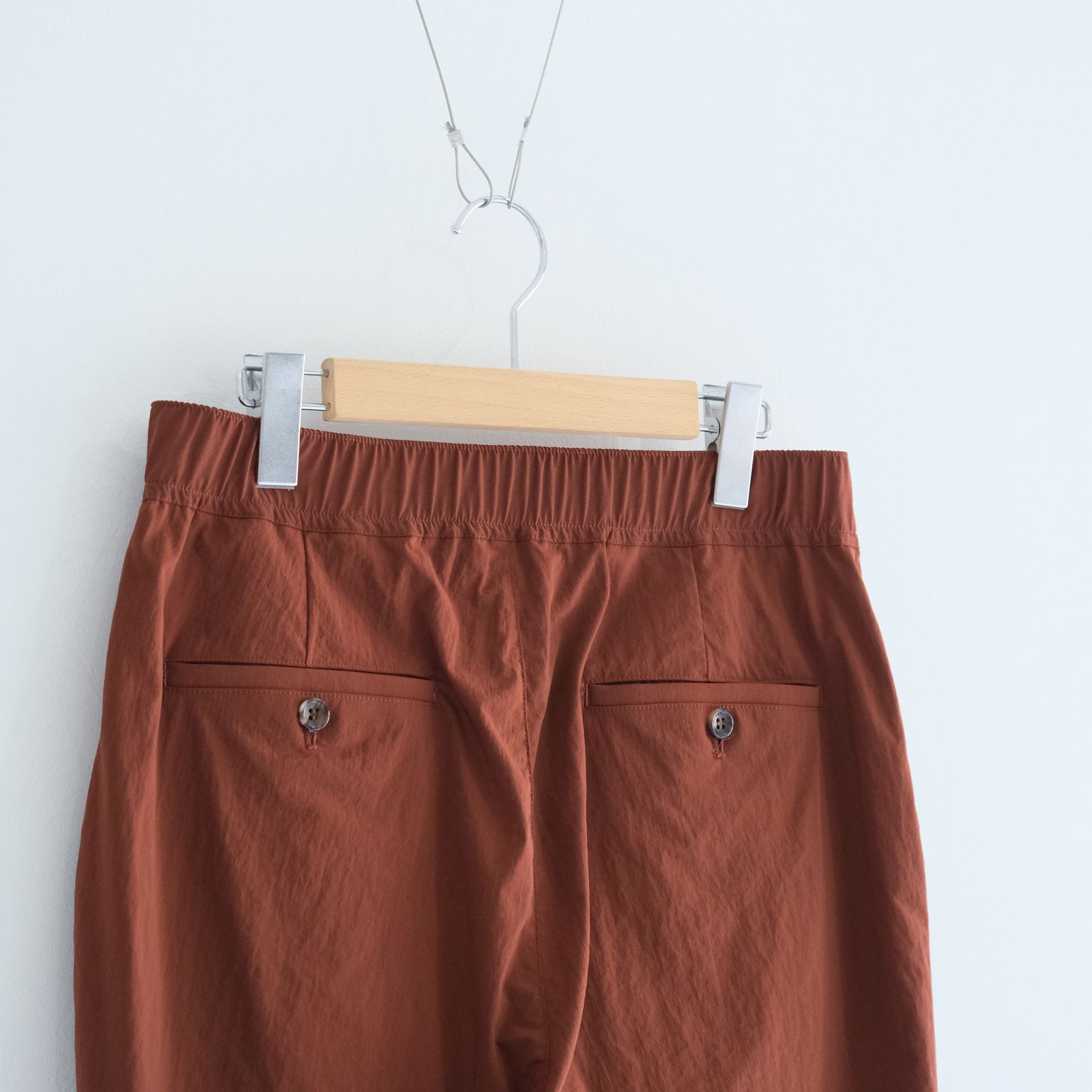 SHIBO NYLON SEASIDE PANTS / ナイロン / BROWN