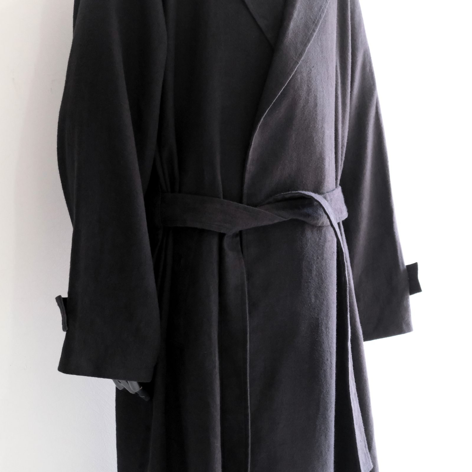 【残り1点】Hemp Oversize Coat（Black）