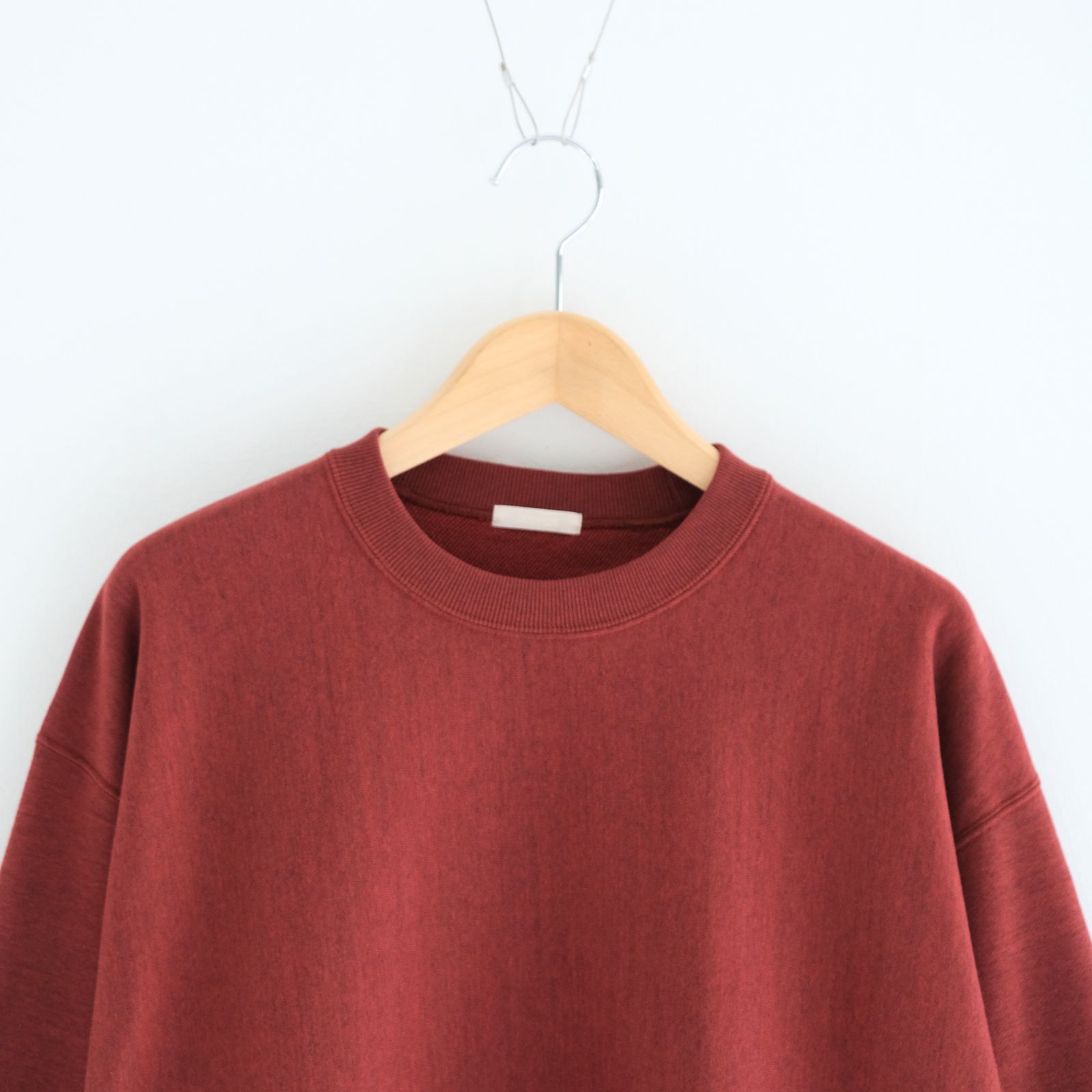 FADED SILKY TERRY RW SWEAT SHIRT / スウェット / REDWOOD