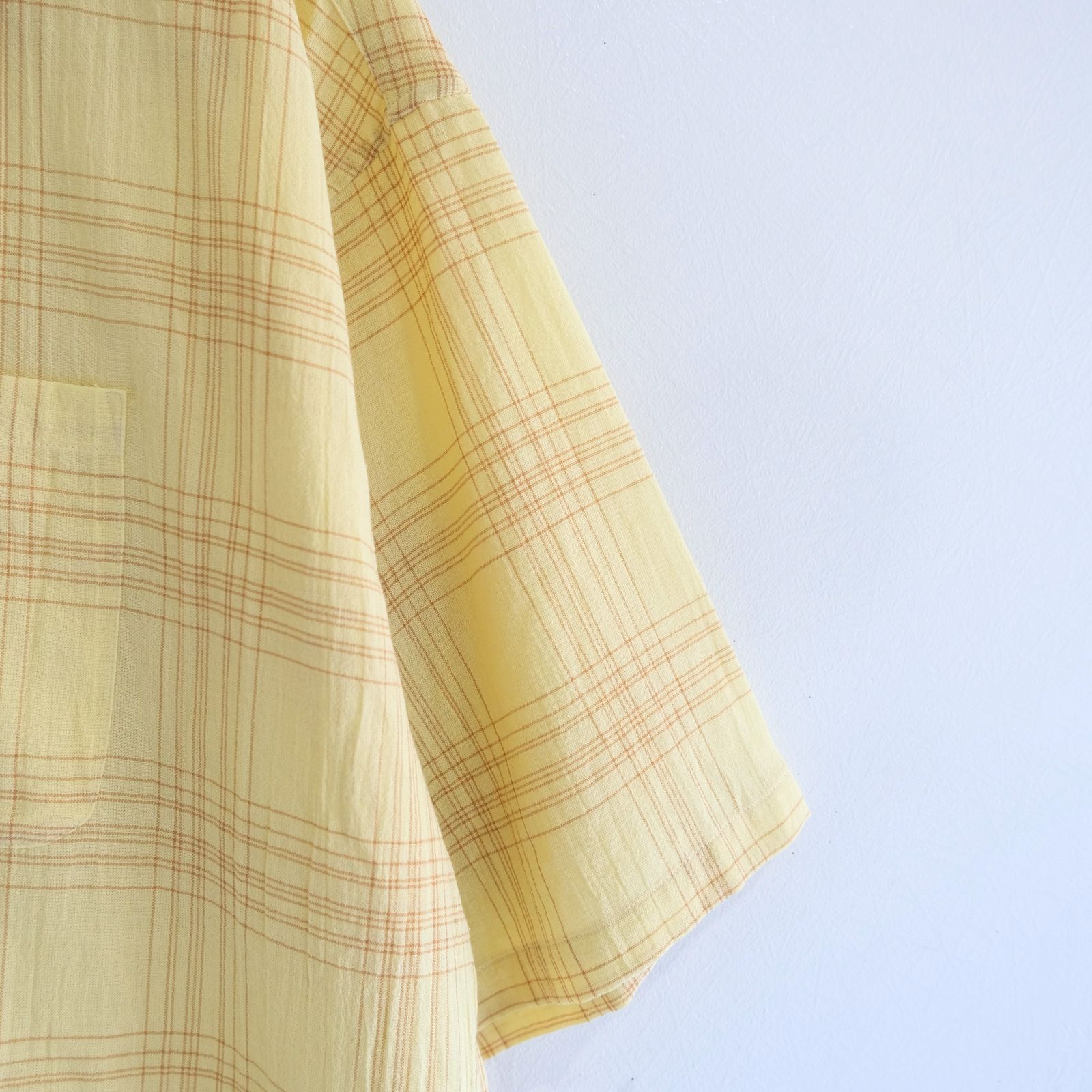"MERCED" Sheer Through Shirt （YELLO）