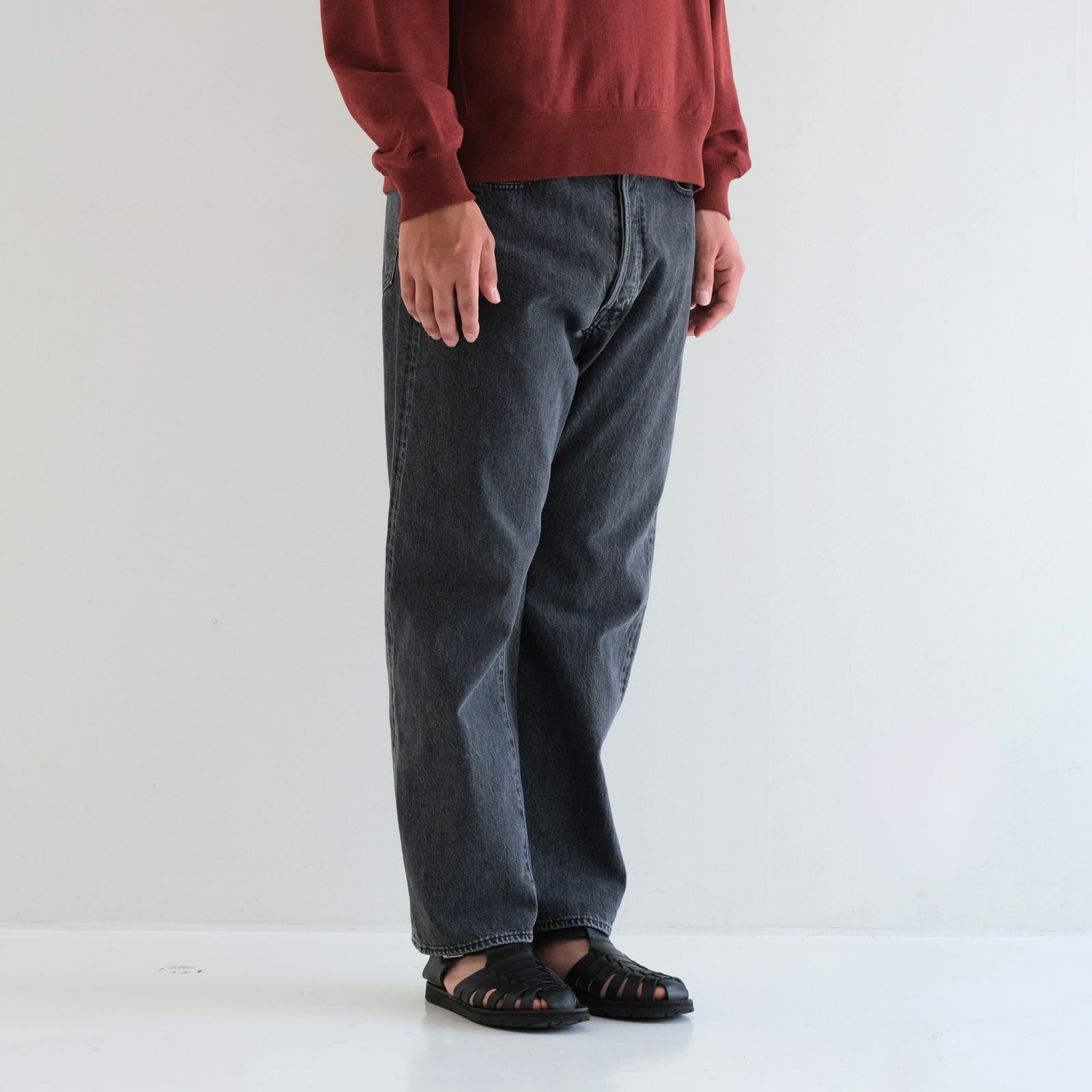 パンツ [NICEGHOSTCLUB]BOOTS CUT PANEL SWEAT PANTS_CHARCOAL(NG2FSU NG2DFUPA91ACH_02.jpg