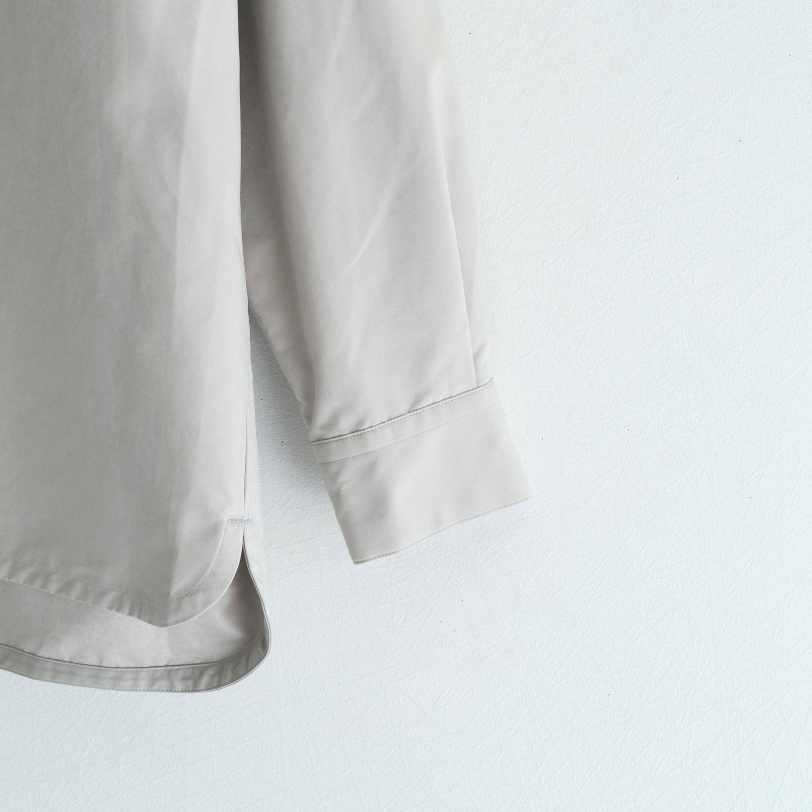 Peach back twill - Rob / シャツ / ポリエステル / ナイロン / Oyster beige