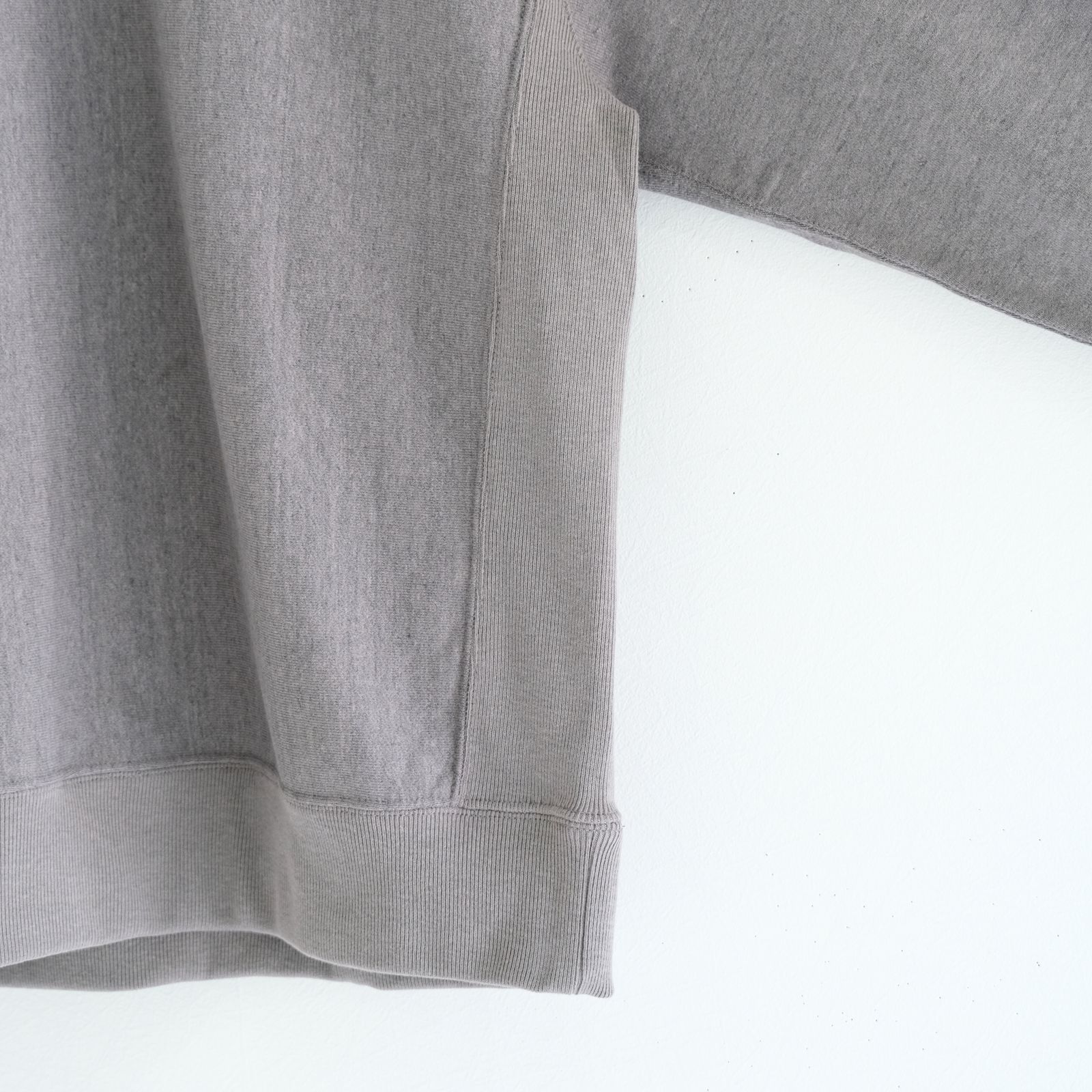 FADED SILKY TERRY RW SWEAT SHIRT / スウェット / HEATHER ASH