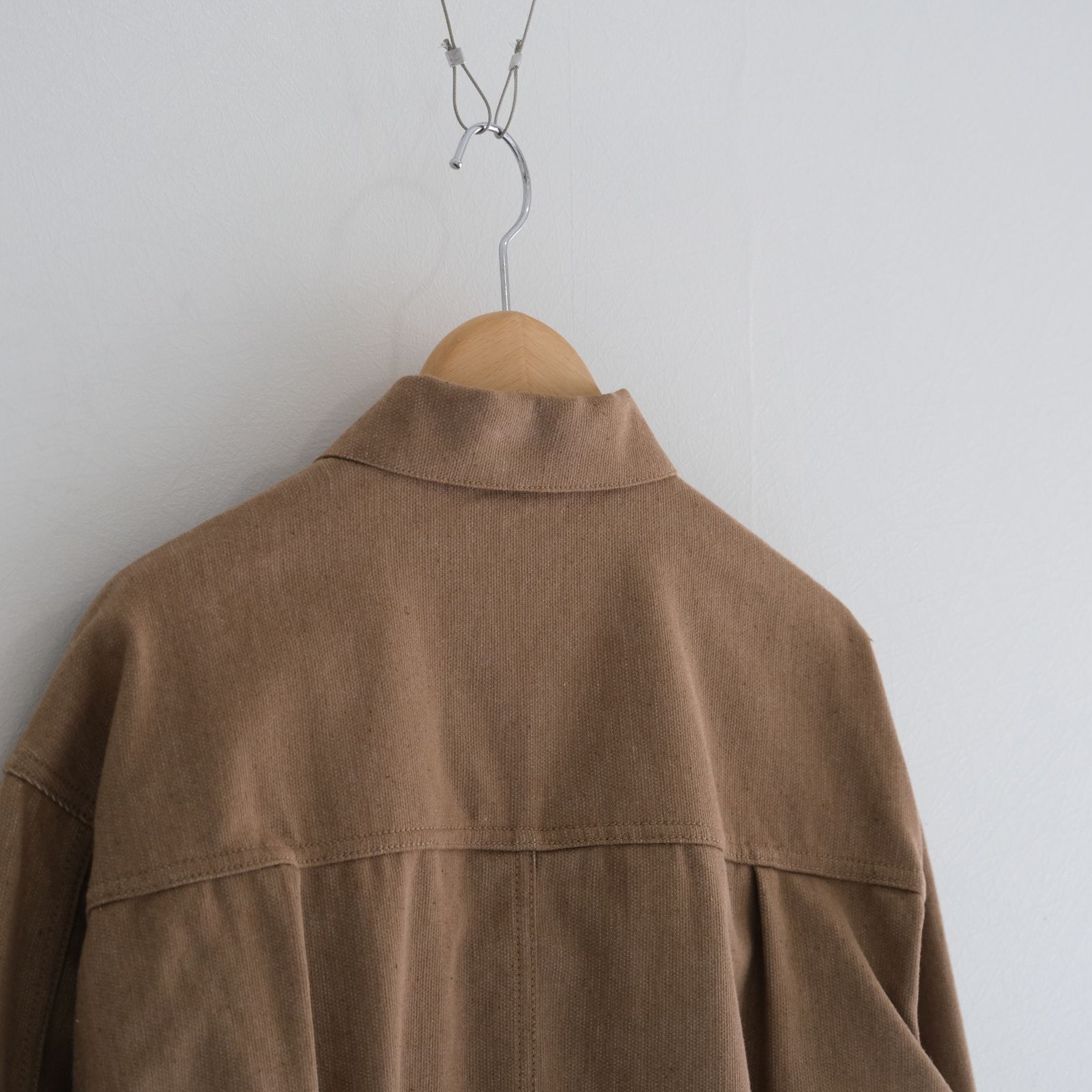 1ST TYPE COTTON PIQUE JACKET / ジャケット / Unstained / organic cotton / D.Brw