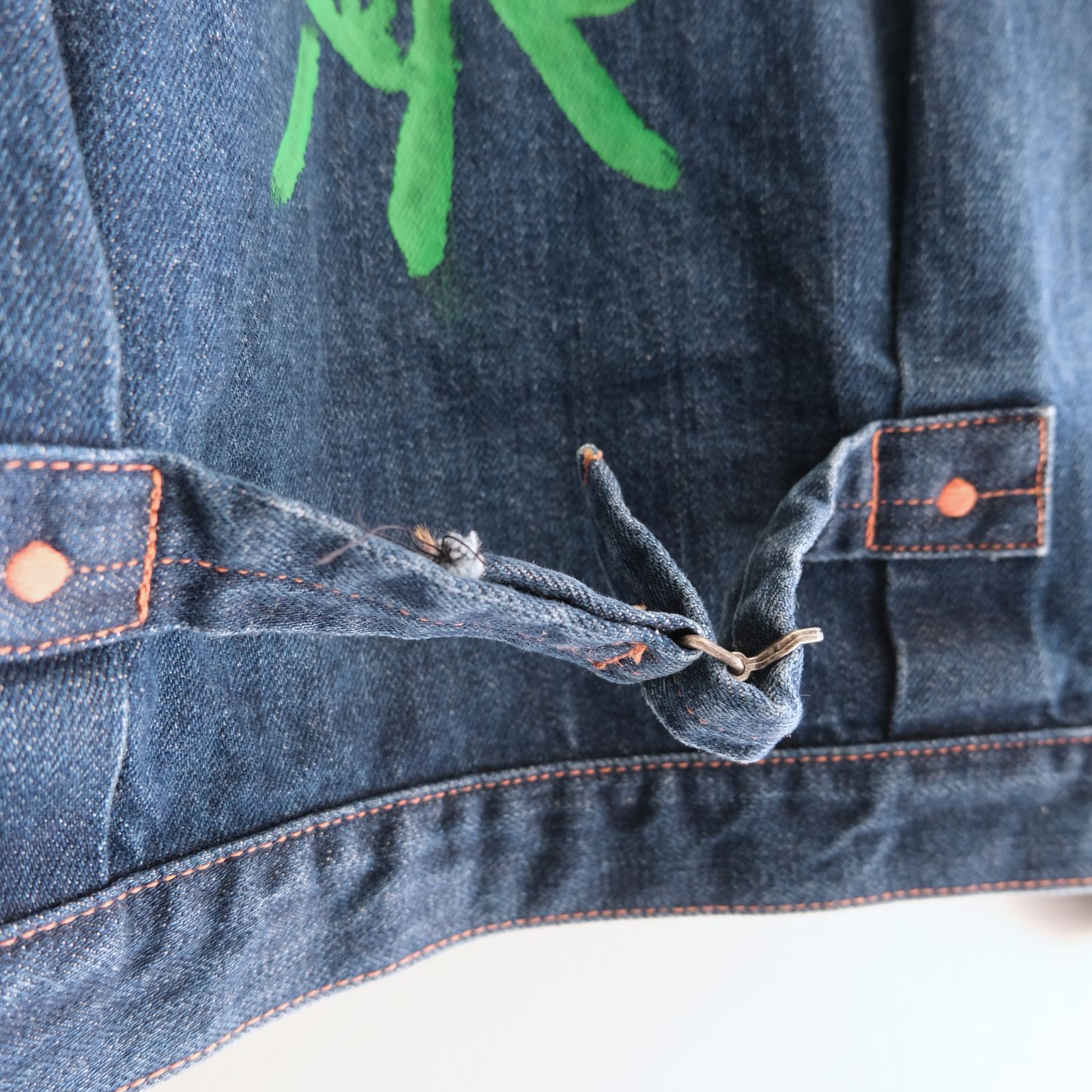 "ROEBUCK" Type-50s Hand Painted Jacket feat. MIO YAMAMOTO / 「ROEBUCK」タイプ50s ハンドペイントジャケット feat. ミオ ヤマモト（BLUE）