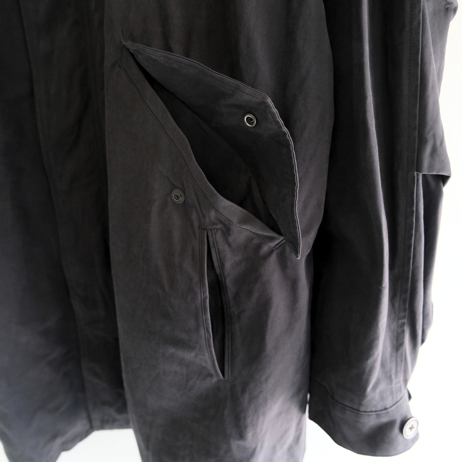 【残り1点】WAXED WEATHER B/C FIELD COAT（INK BLACK）