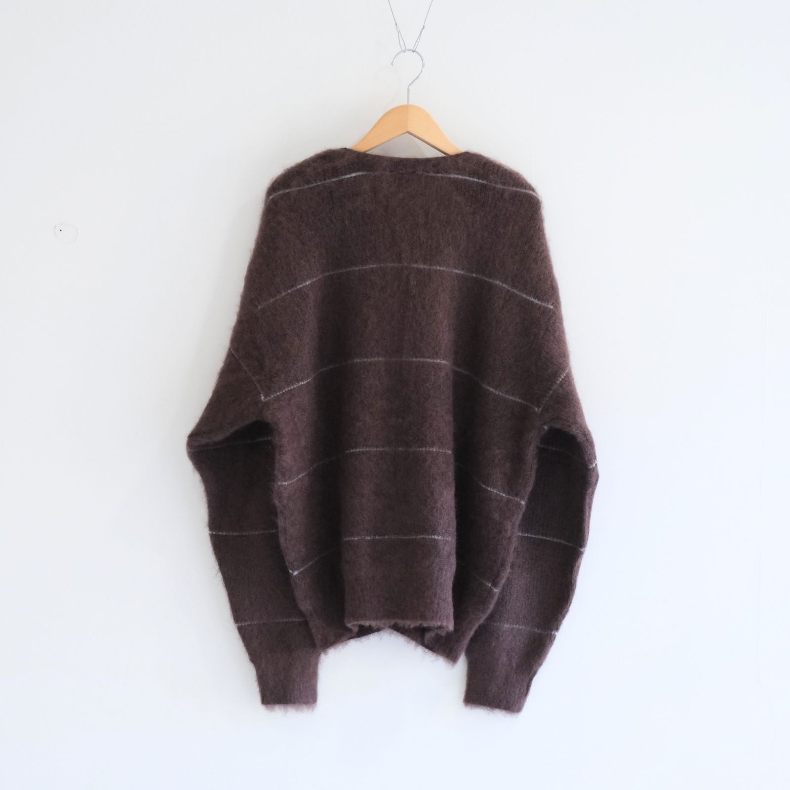 MOHAIR BOARDER CARDIGAN（BROWN）