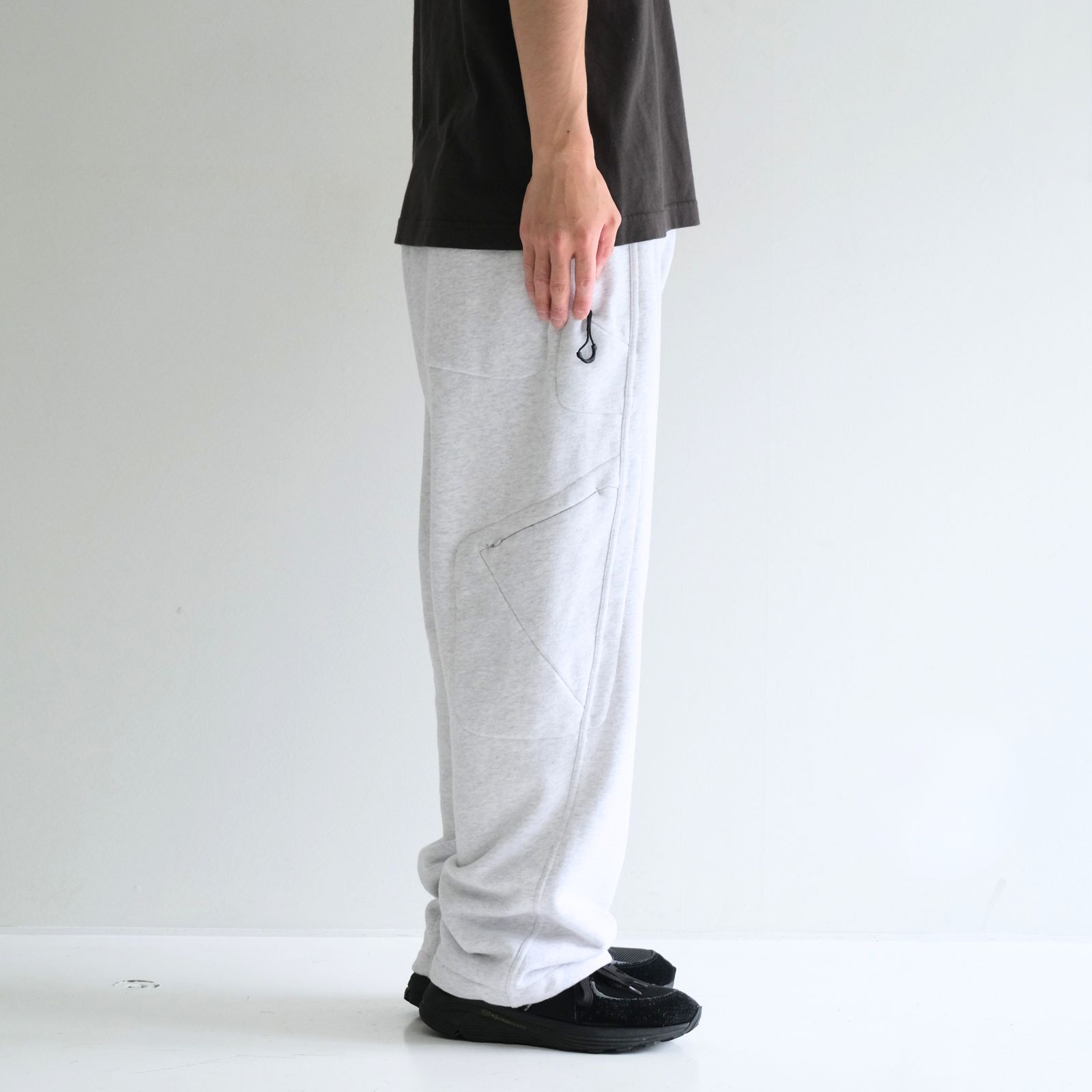 【残り1点】BAL / BIKE ATHLETIC LOOP WHEEL COTTON SWEAT PANT / BAL × BIKE / アスレチック ループホイール コットン スウェットパンツ（ASH GRAY）