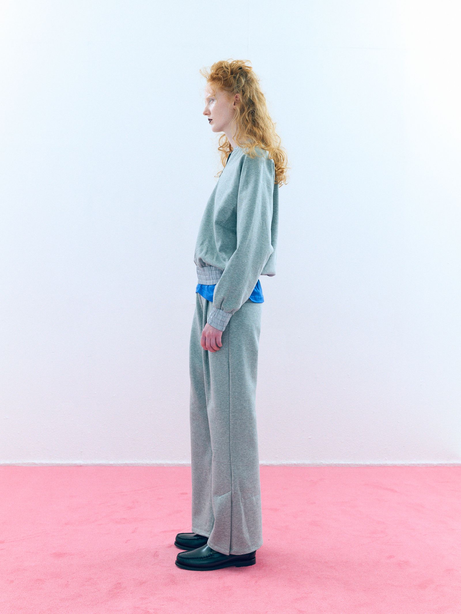 Slit Flare Sweatpants（Heather Gray）