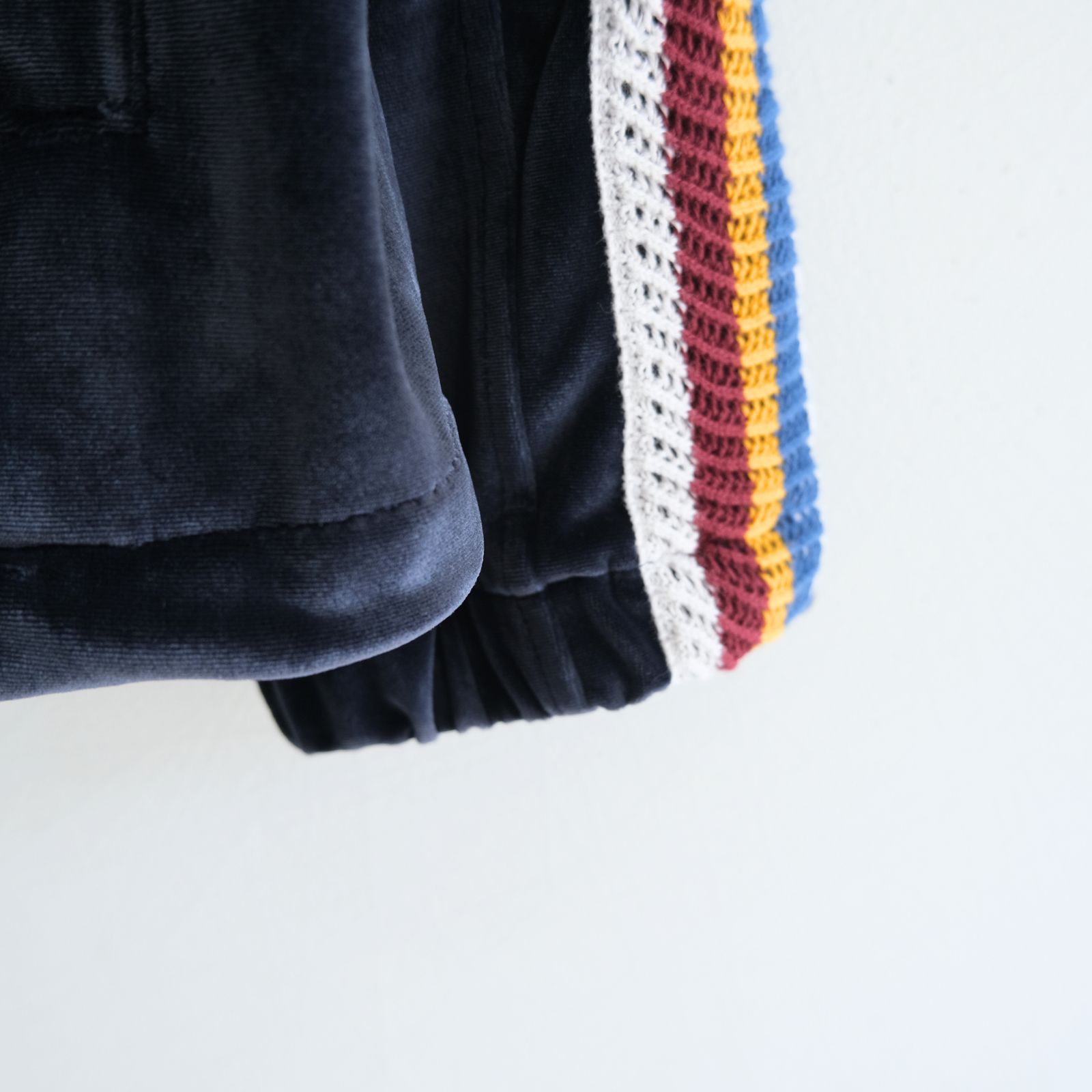 VELOUR TRACK JACKET（NAVY）