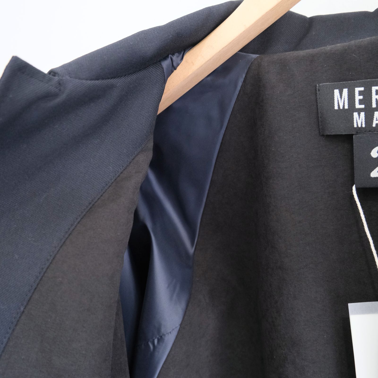 【残り1点】MESH WOOLEN RAGLAN BLOUSON（LIBERTY NAVY）