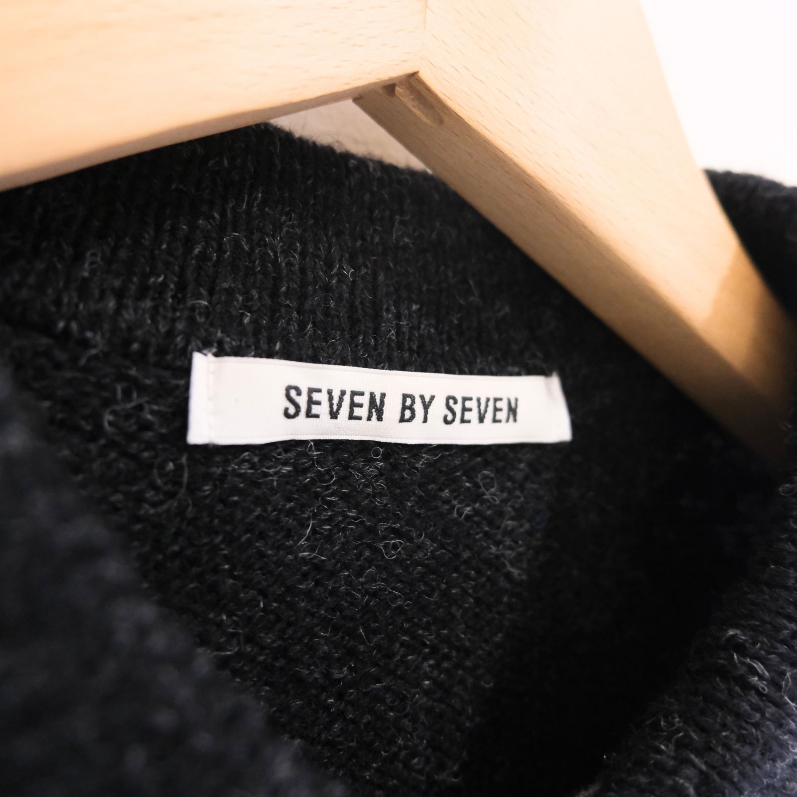 OMBRE CHECK PULLOVER KNIT SHIRTS ‐Cotton / Yak & Wool‐ / ニットシャツ / ニット / シャツ / プルオーバー /  オンブレチェック / Check