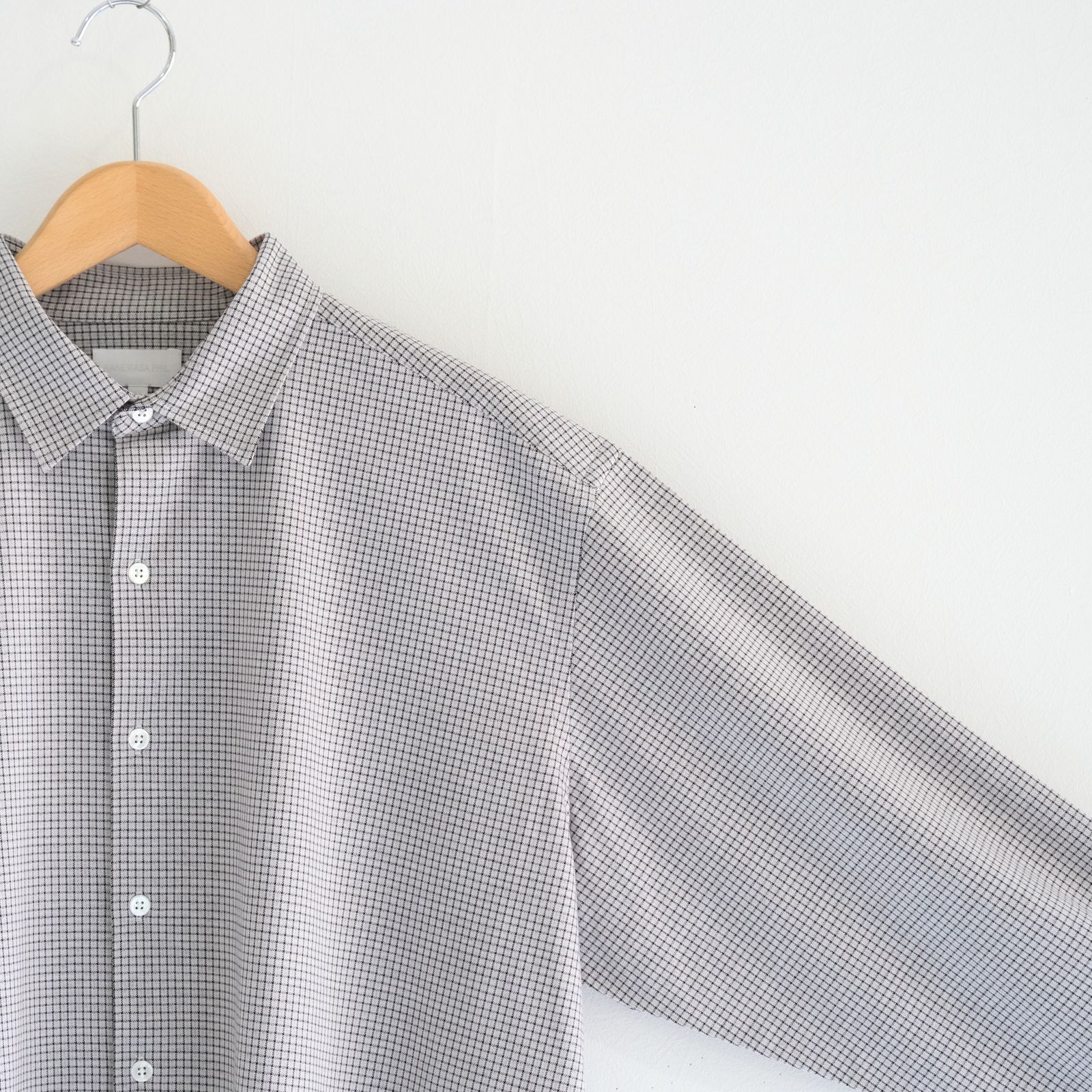 36G Atomoshere Check Shirt / シャツ / WHITE(Oxford White)