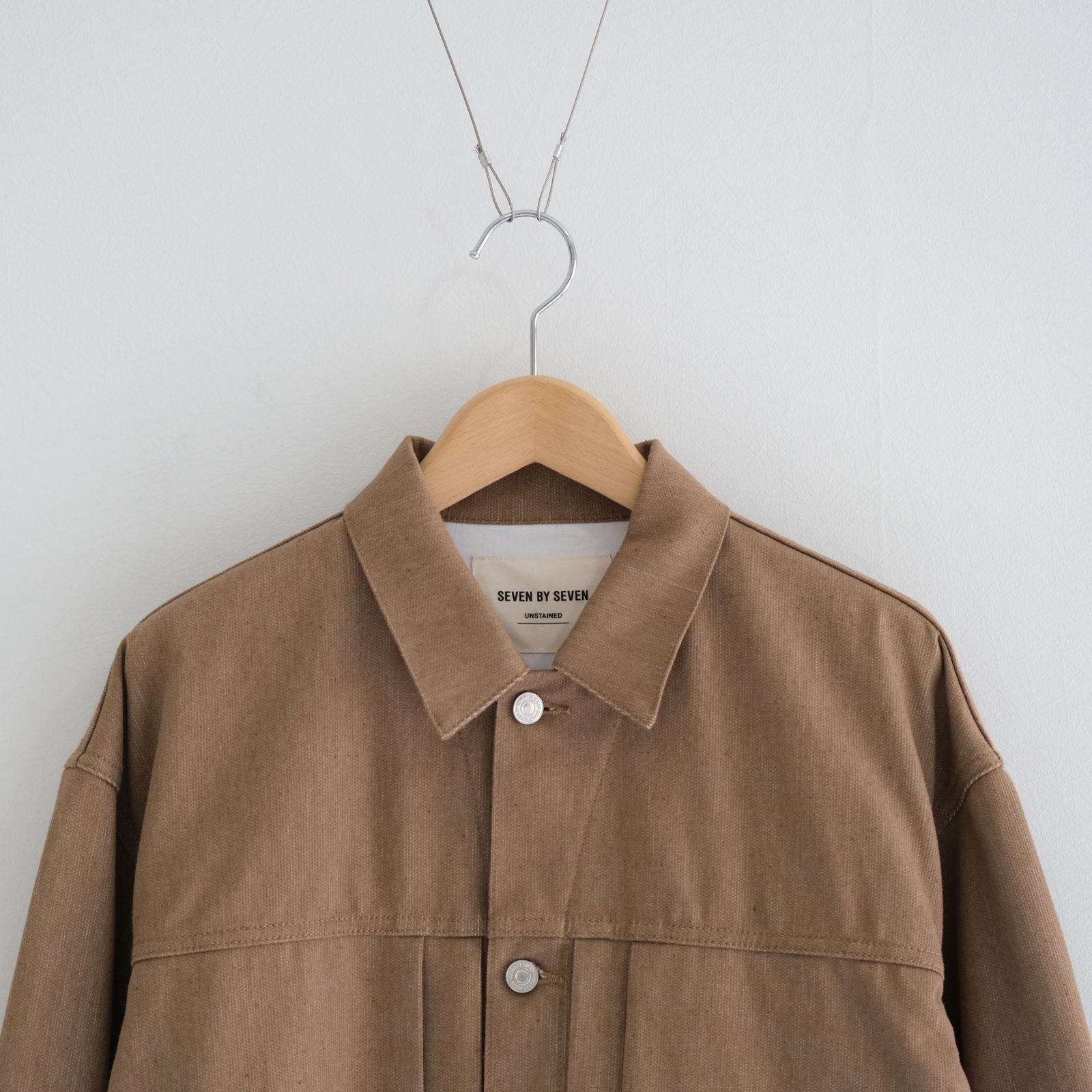 1ST TYPE COTTON PIQUE JACKET / ジャケット / Unstained / organic cotton / D.Brw