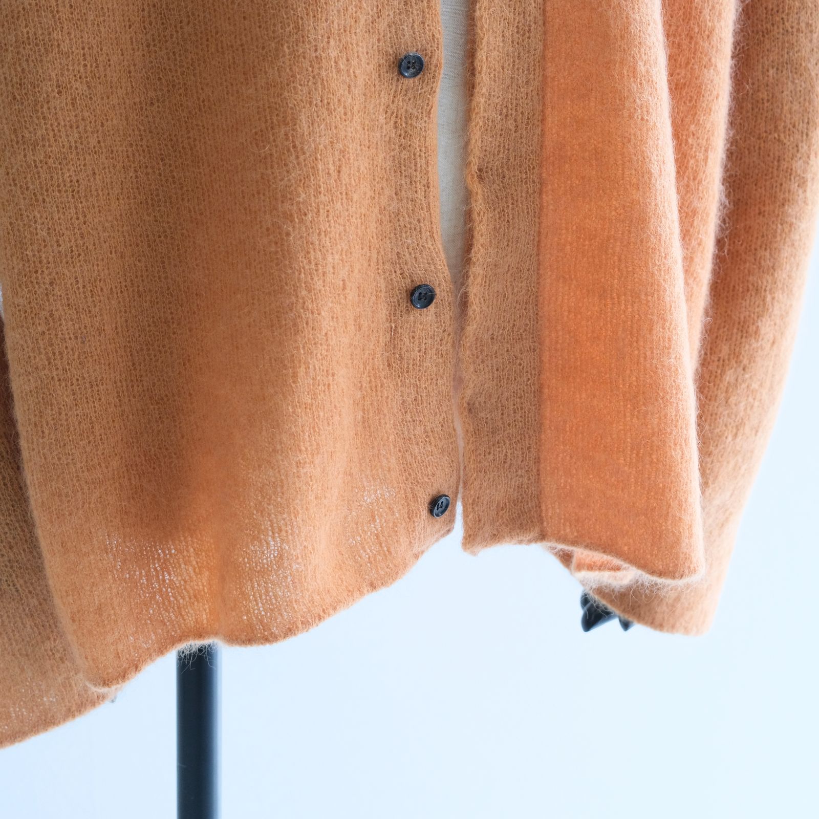 【残り1点】Kid Mohair Knit Shirts（Orange）