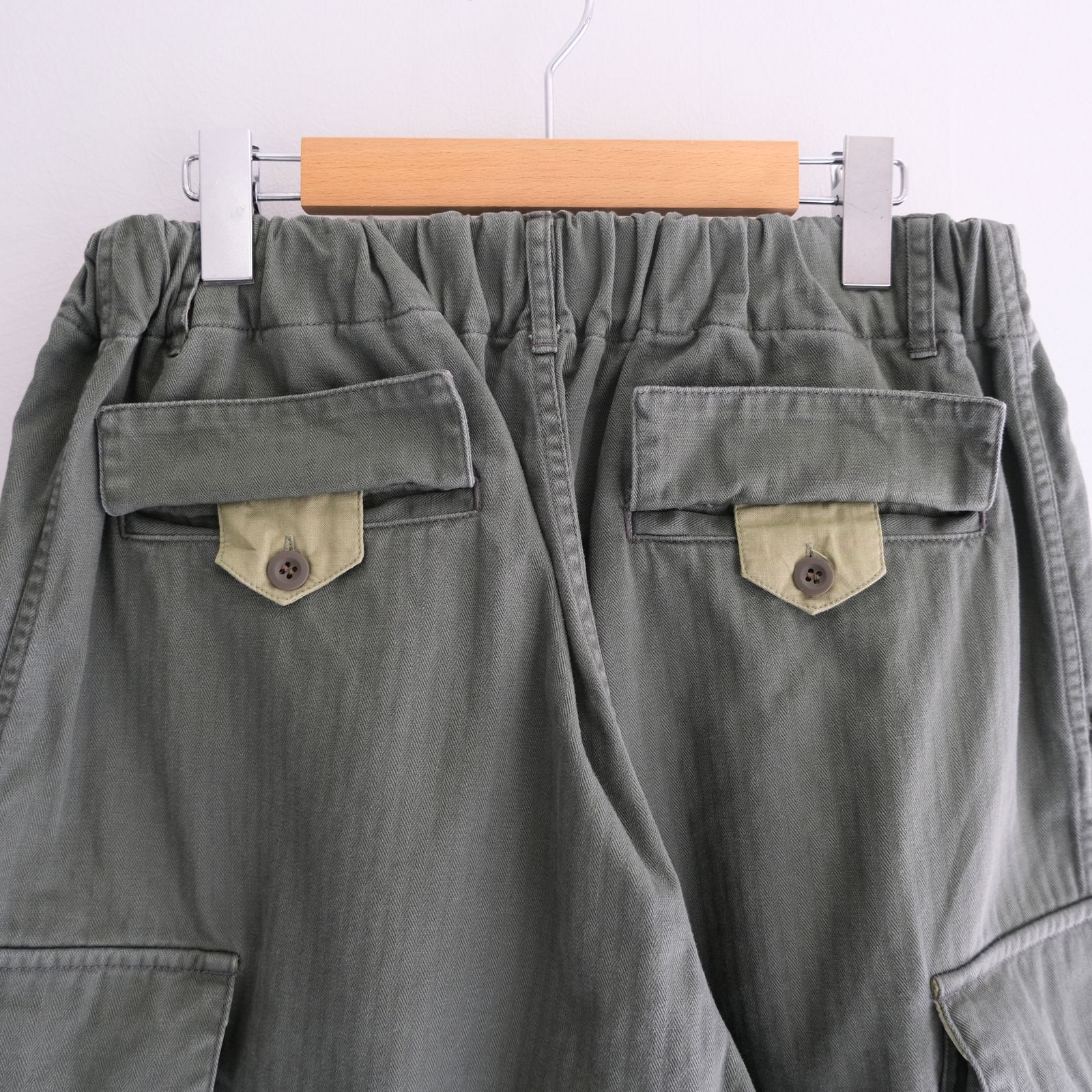 Herringbone 6-Pocket Pants / パンツ / カーゴパンツ / ヘリンボーン / KHAKI