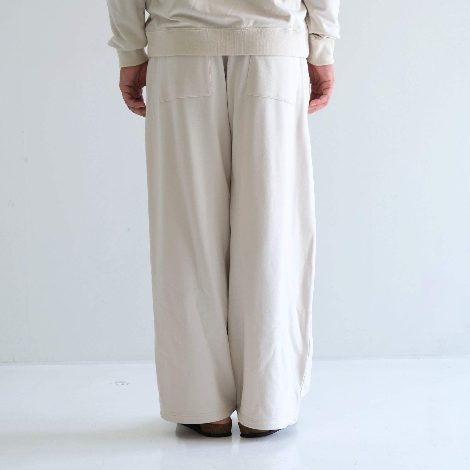 28G Cupro Easy Pants / パンツ / スウェット / WHITE(Oxford White)
