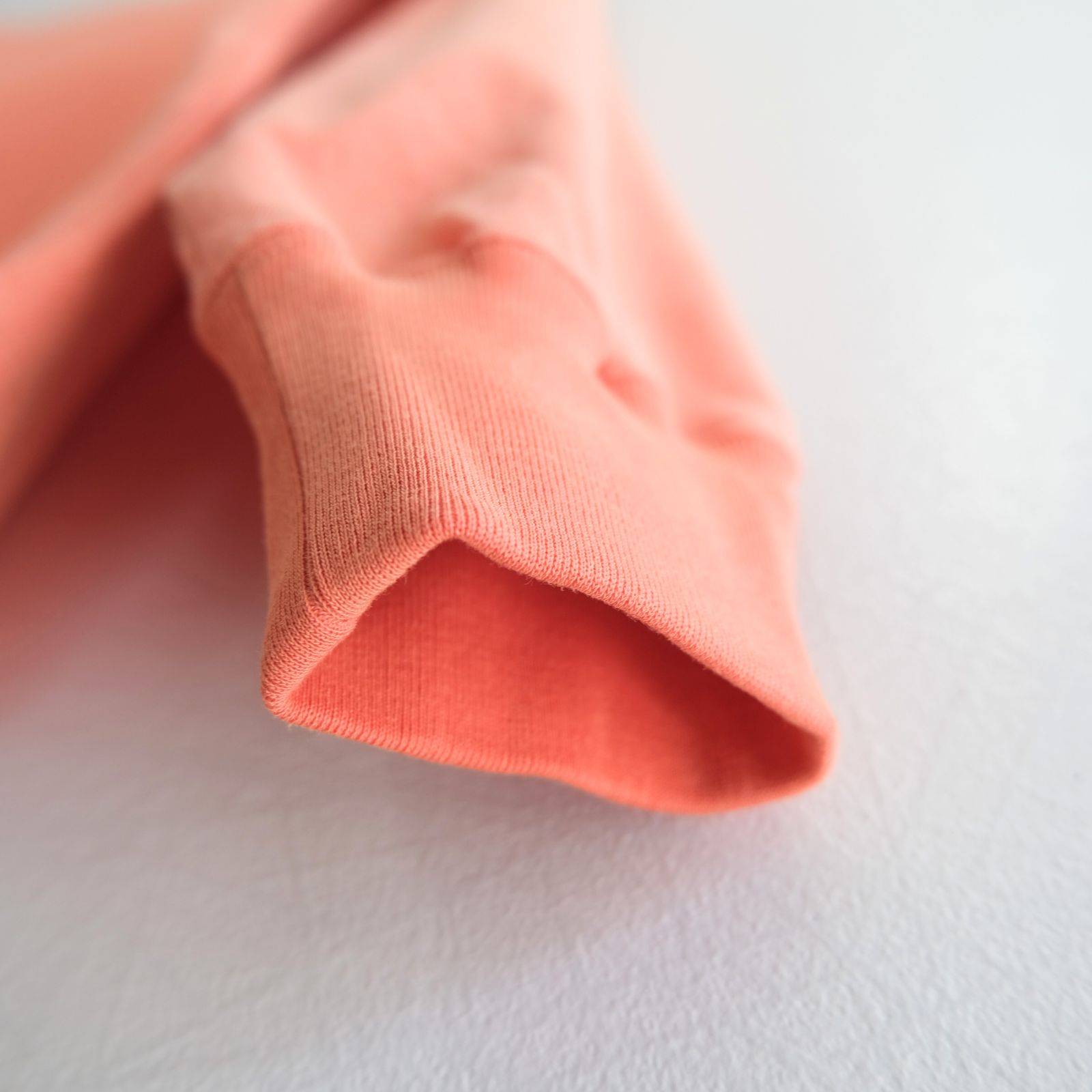 FADED TWIST TENJIKU HENLEY-NECK TOP / ヘンリーネック / ロンT / ORANGE