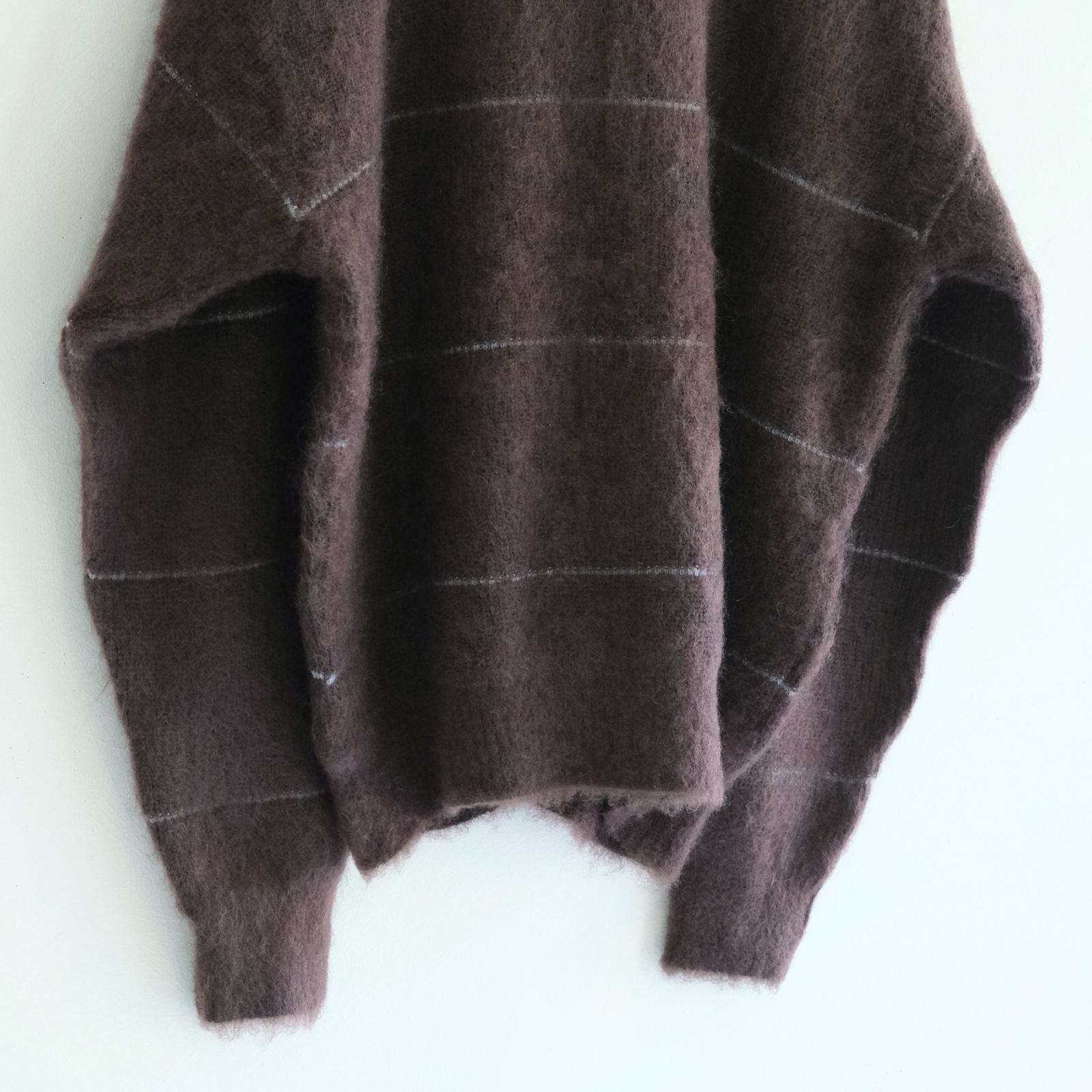 MOHAIR BOARDER CARDIGAN（BROWN）