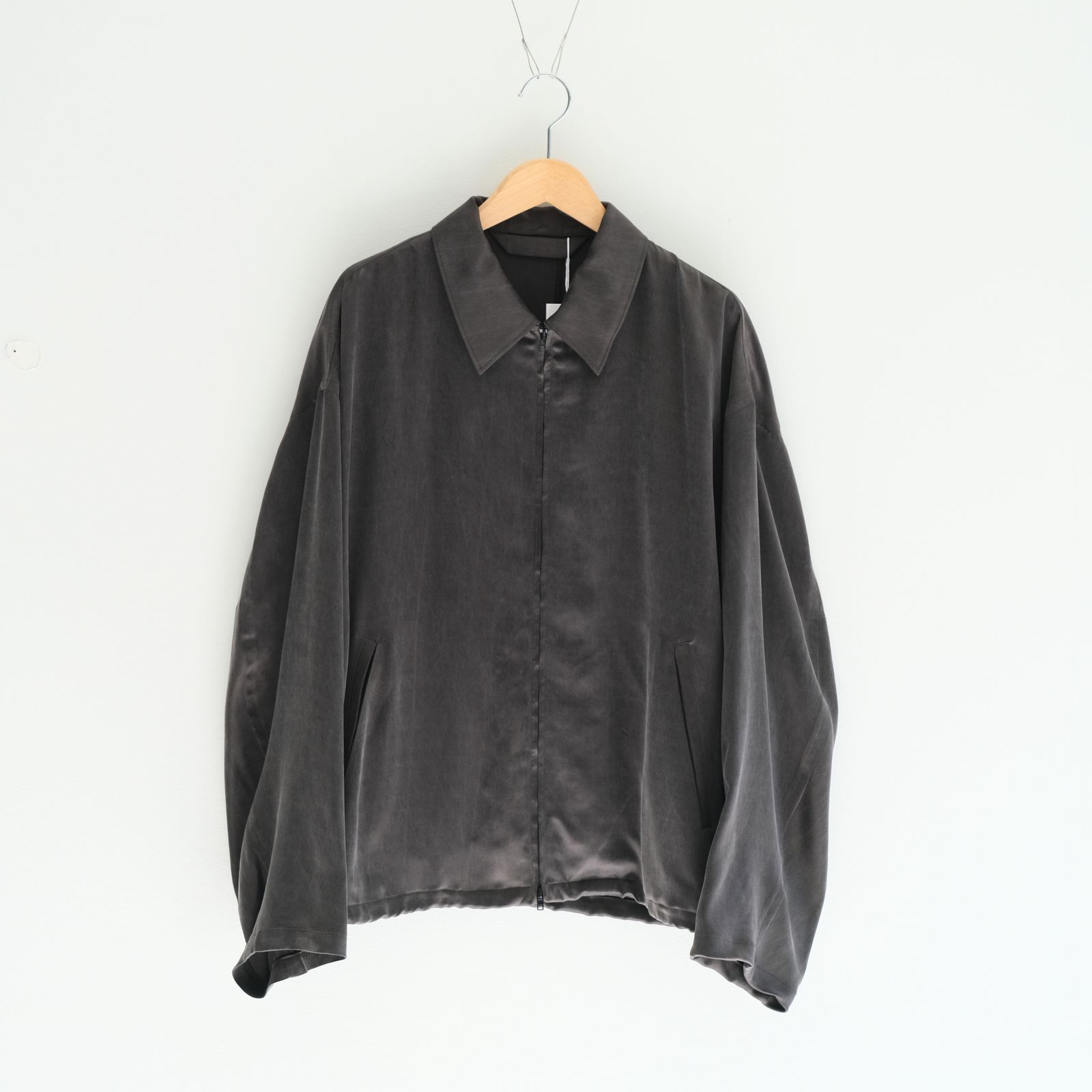 Cupro Drizzer JKT / ジャケット / ドリズラージャケット / キュプラ / Gray