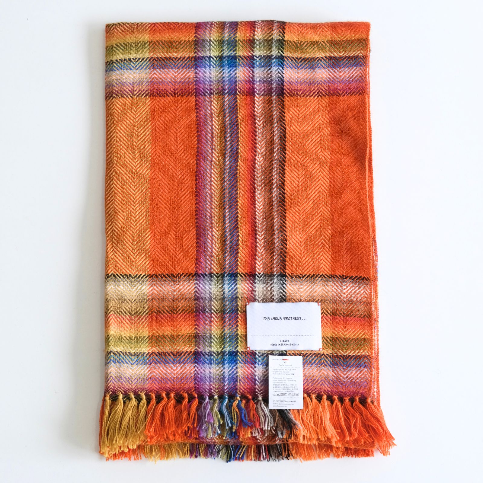 【残り1点】Multi Coloured Scarf（Orange）