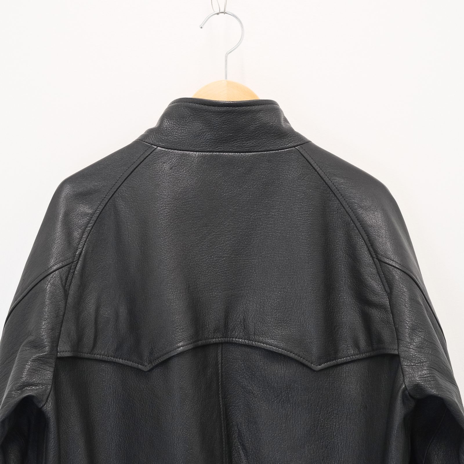 STAND COLLAR BLOUSON / レザージャケット / ゴートレザー