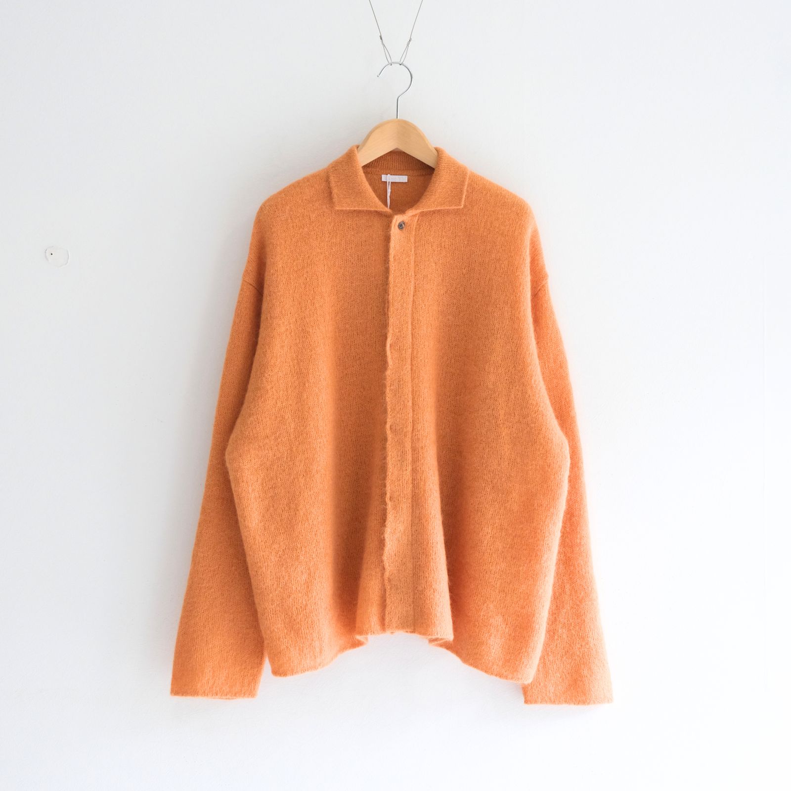 【残り1点】Kid Mohair Knit Shirts（Orange）