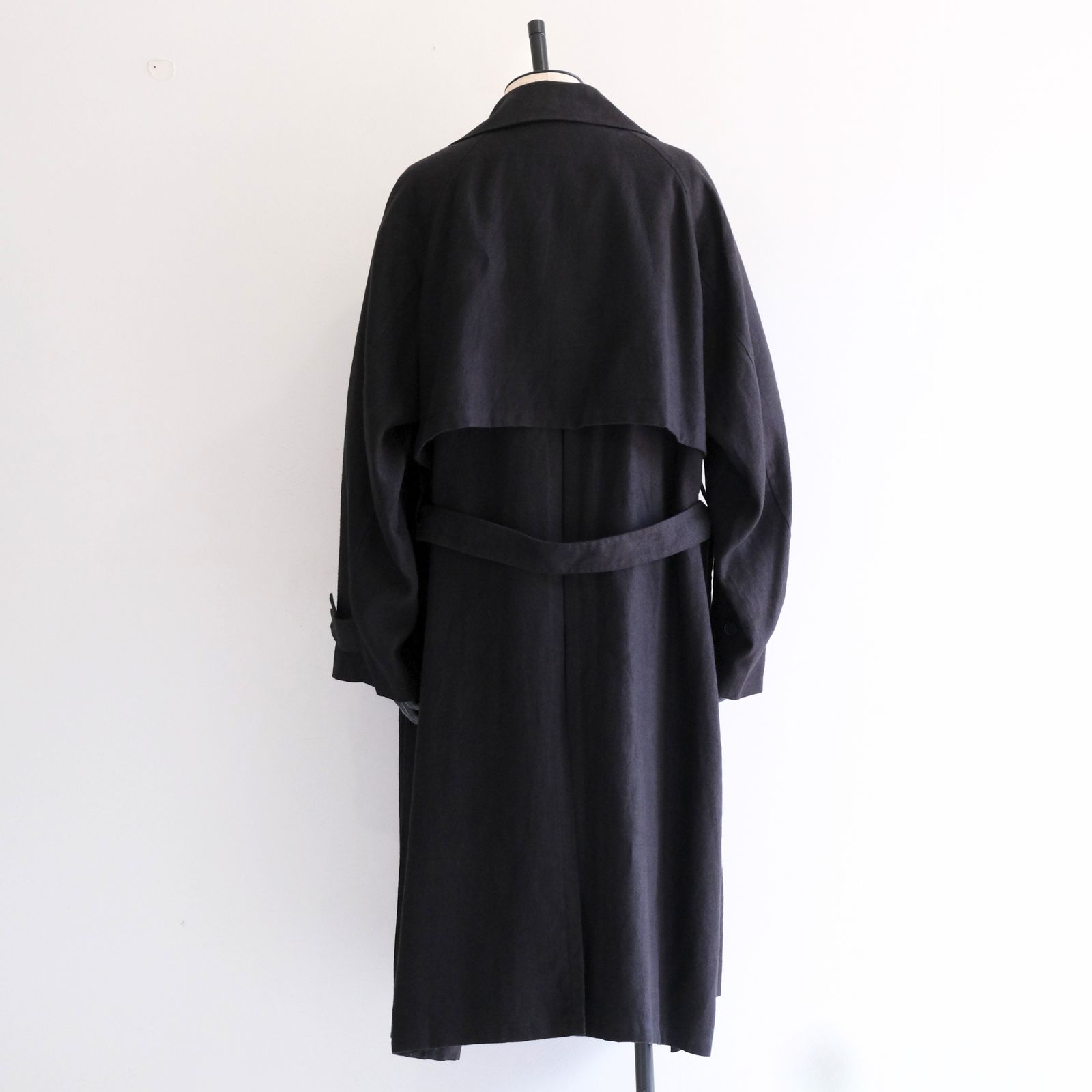 【残り1点】Hemp Oversize Coat（Black）
