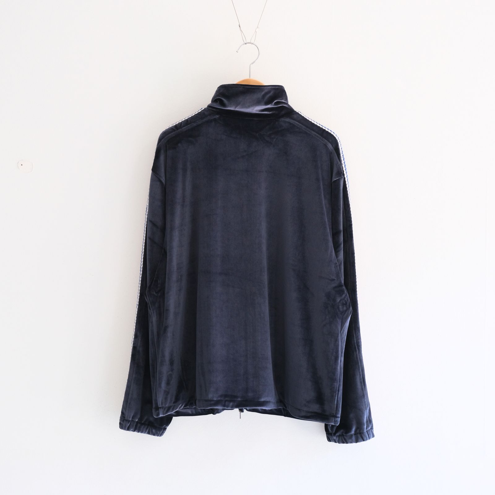 VELOUR TRACK JACKET（NAVY）