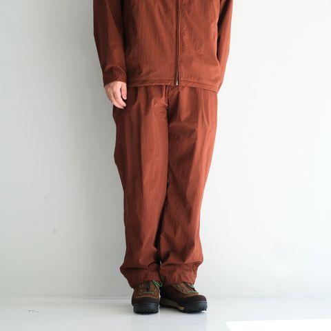 SHIBO NYLON SEASIDE PANTS / シボナイロンシーサイドパンツ（BROWN）