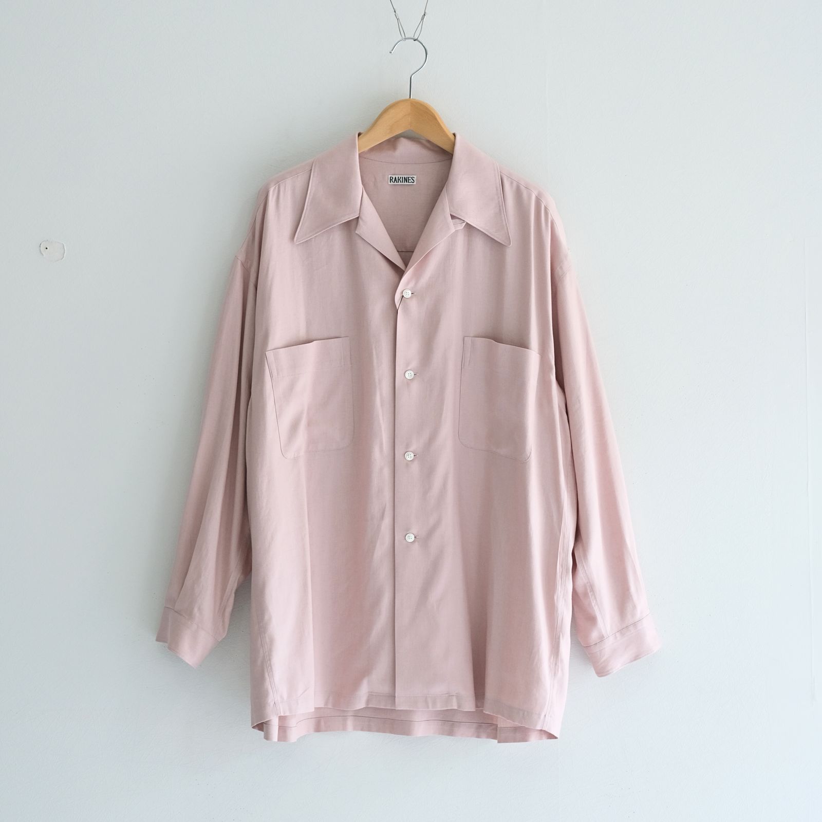 【正規品】 RAKINES iko | rose Old / 開襟 / シャツ / Danny - Oxford R×L - トップス