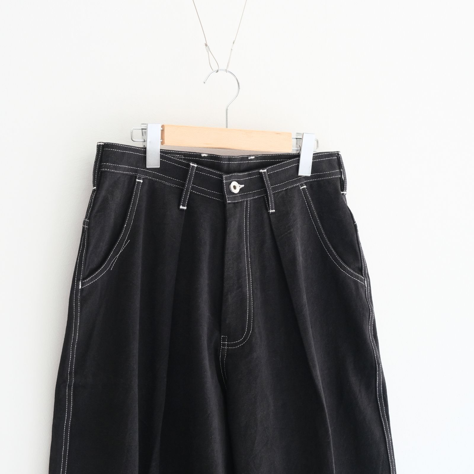 LUSH PANTS / パンツ / キャンバス地 / オーガニックコットン / BLACK