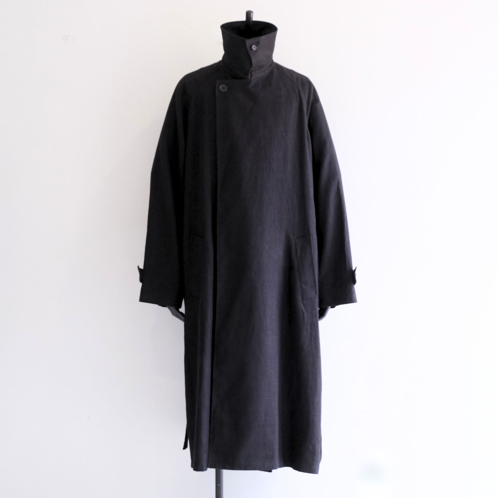 【残り1点】Hemp Oversize Coat（Black）